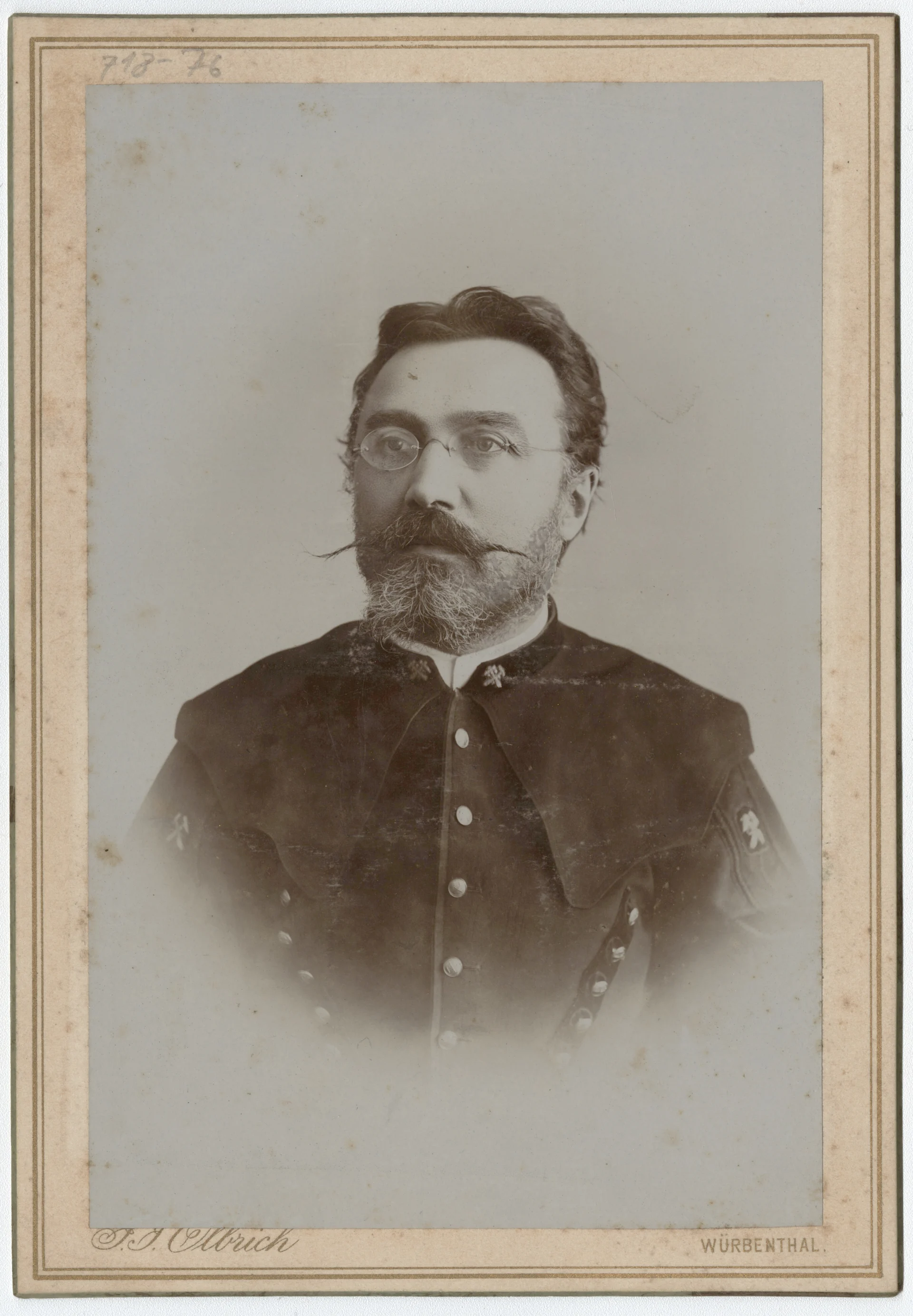 Náhledový obrázek předmětu Správce Rudolf Freyn (kabinetní portrét)