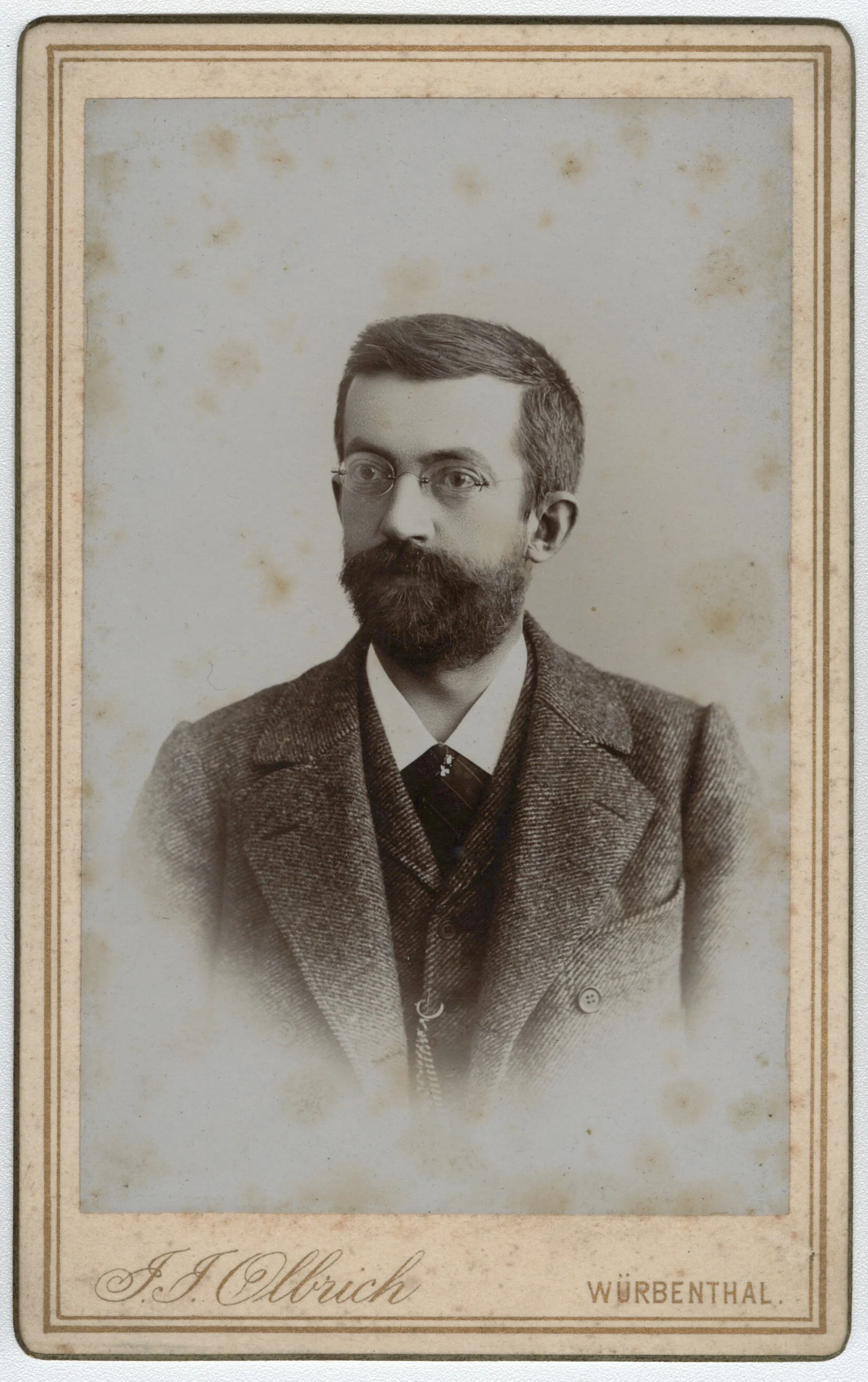 Náhledový obrázek předmětu Skladník Franz Saulich (kabinetní portrét)