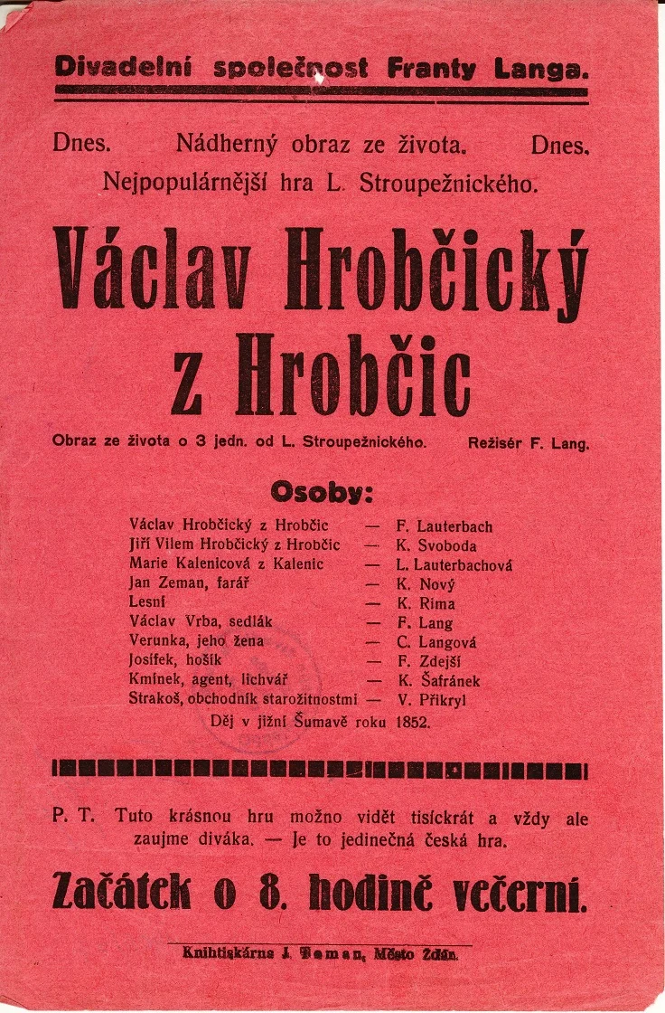 Náhledový obrázek předmětu Divadelní plakát