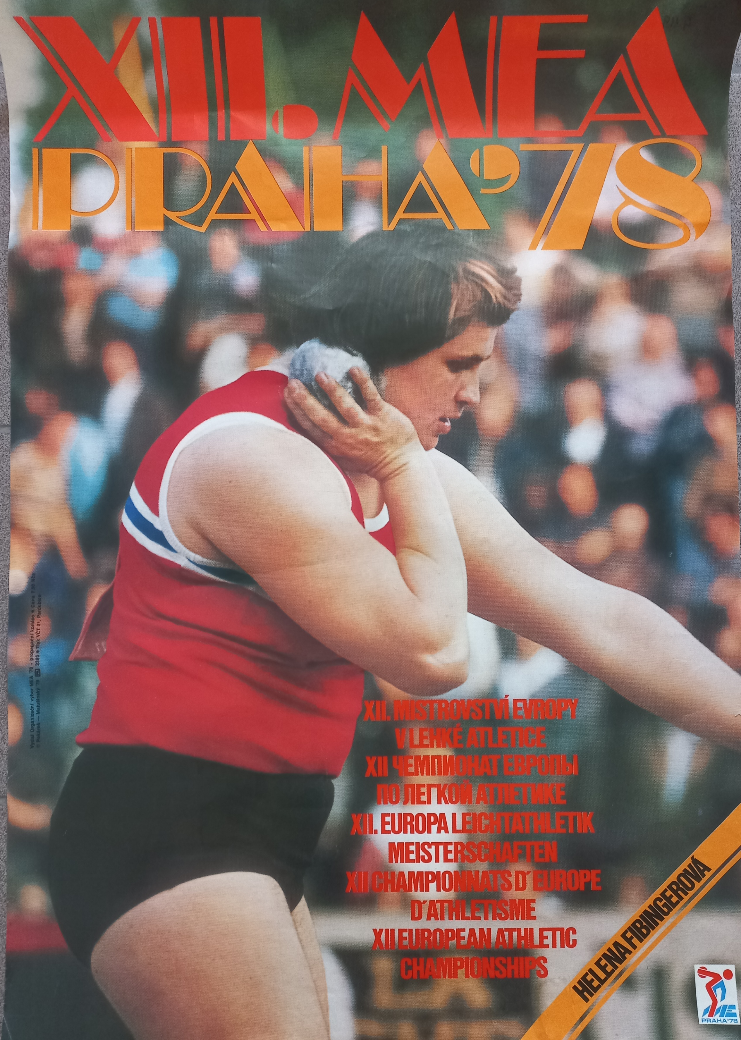 Náhledový obrázek Mistrovství Evropy v atletice. Praha 1978 - 1