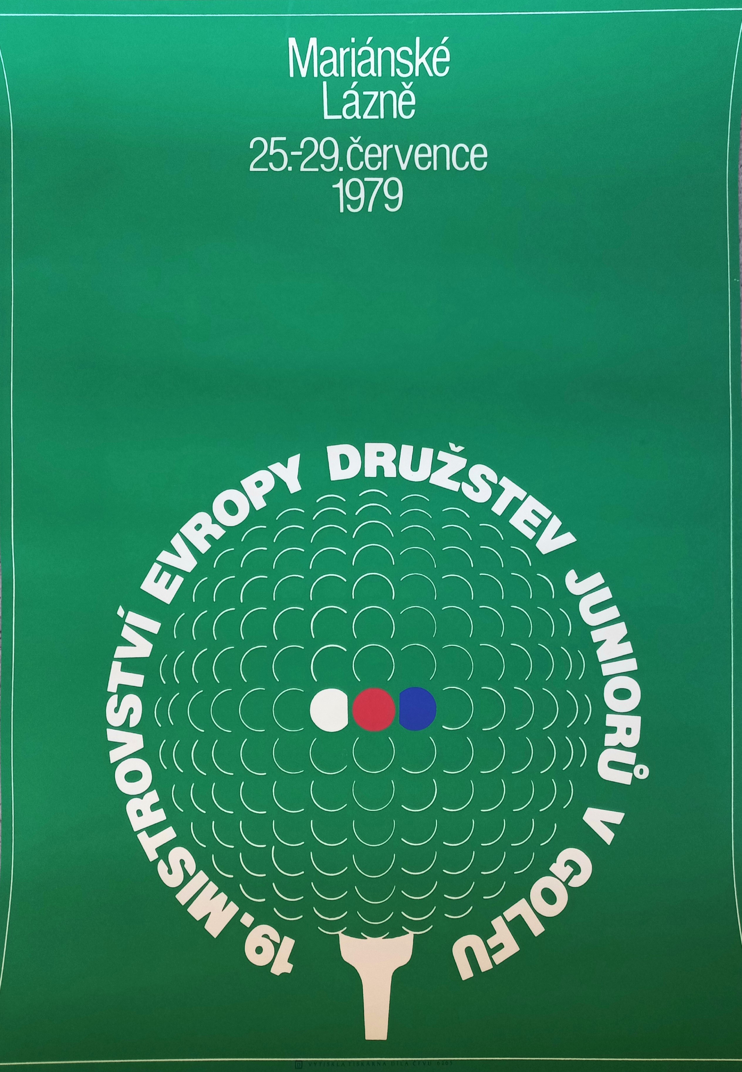 Náhledový obrázek Mistrovství Evropy družstev juniorů v golfu. Mariánské Lázně 1979 - 1