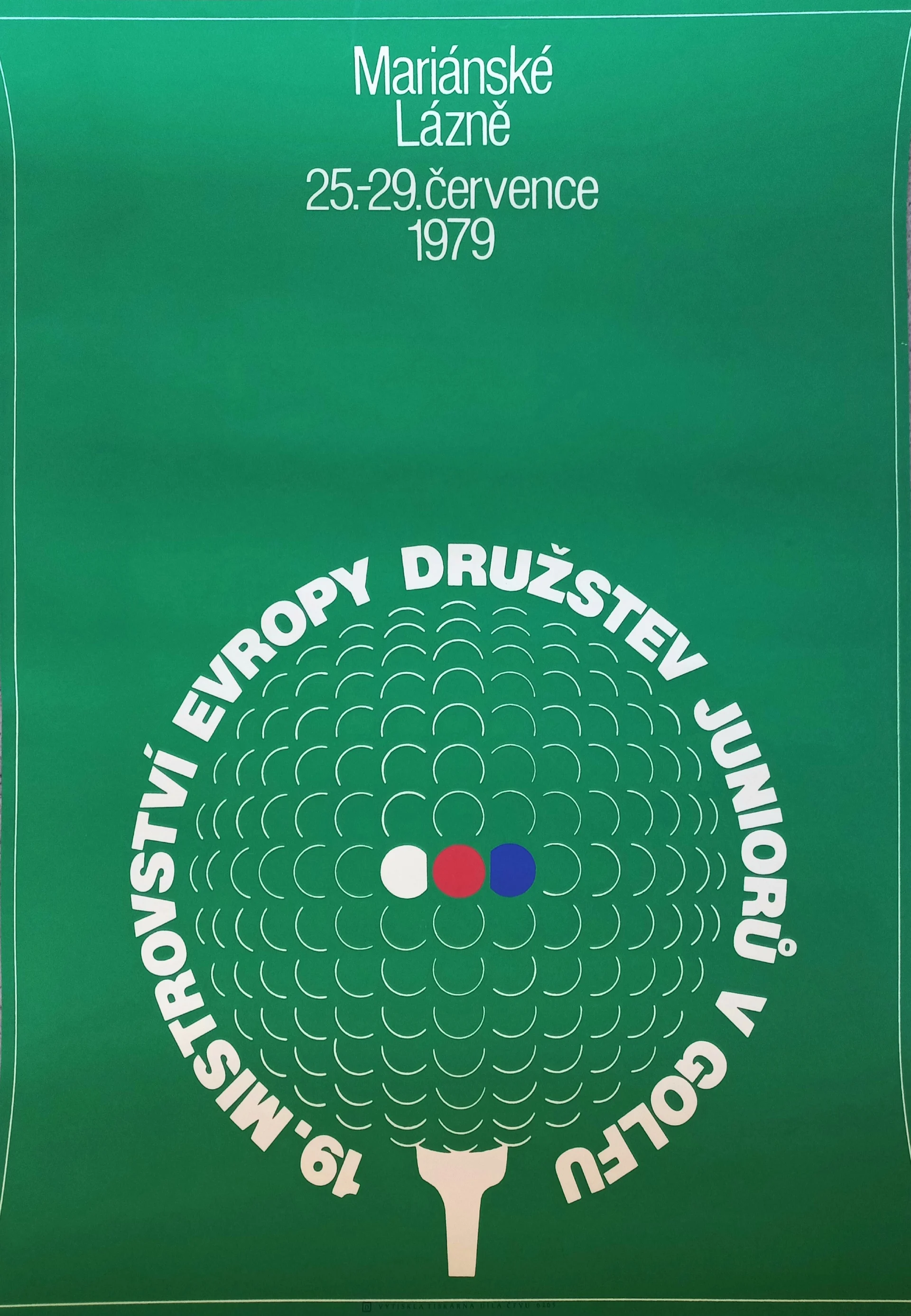Náhledový obrázek předmětu Mistrovství Evropy družstev juniorů v golfu. Mariánské Lázně 1979