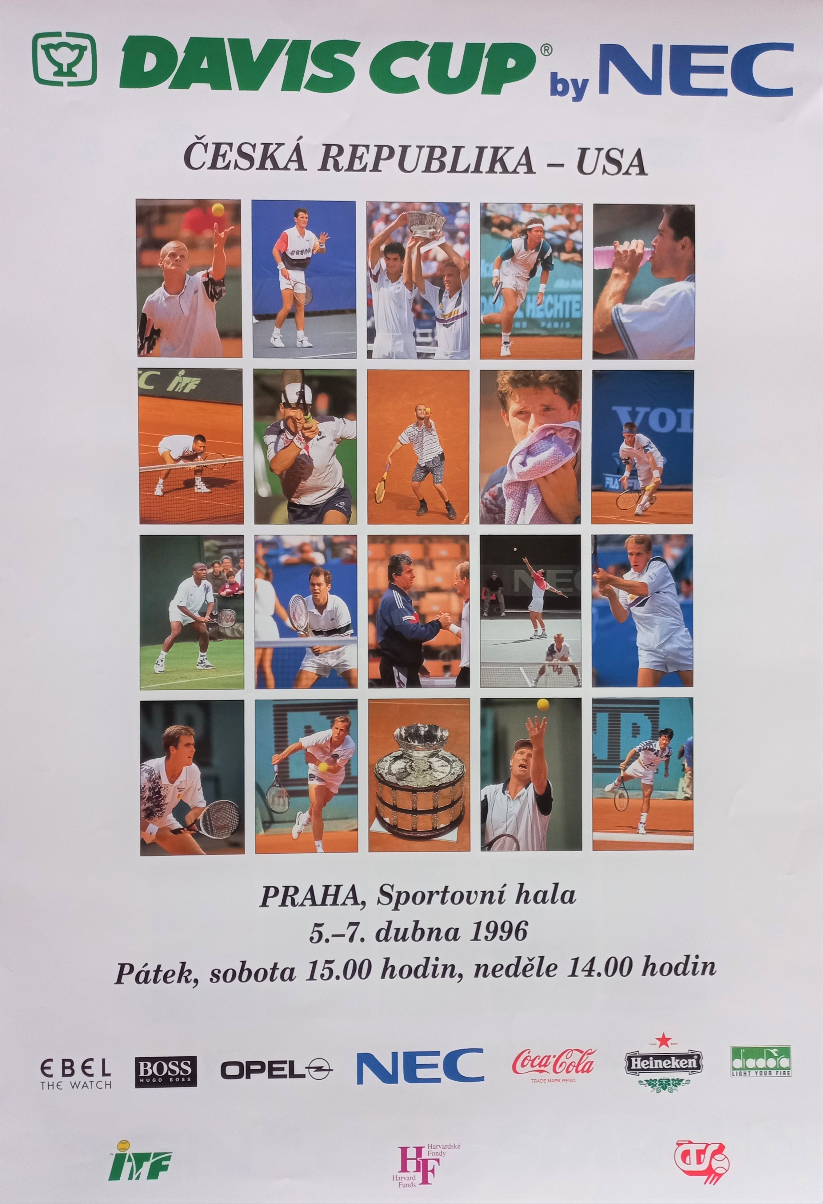 Náhledový obrázek Davis Cup 1996. Česká republika - USA - 1