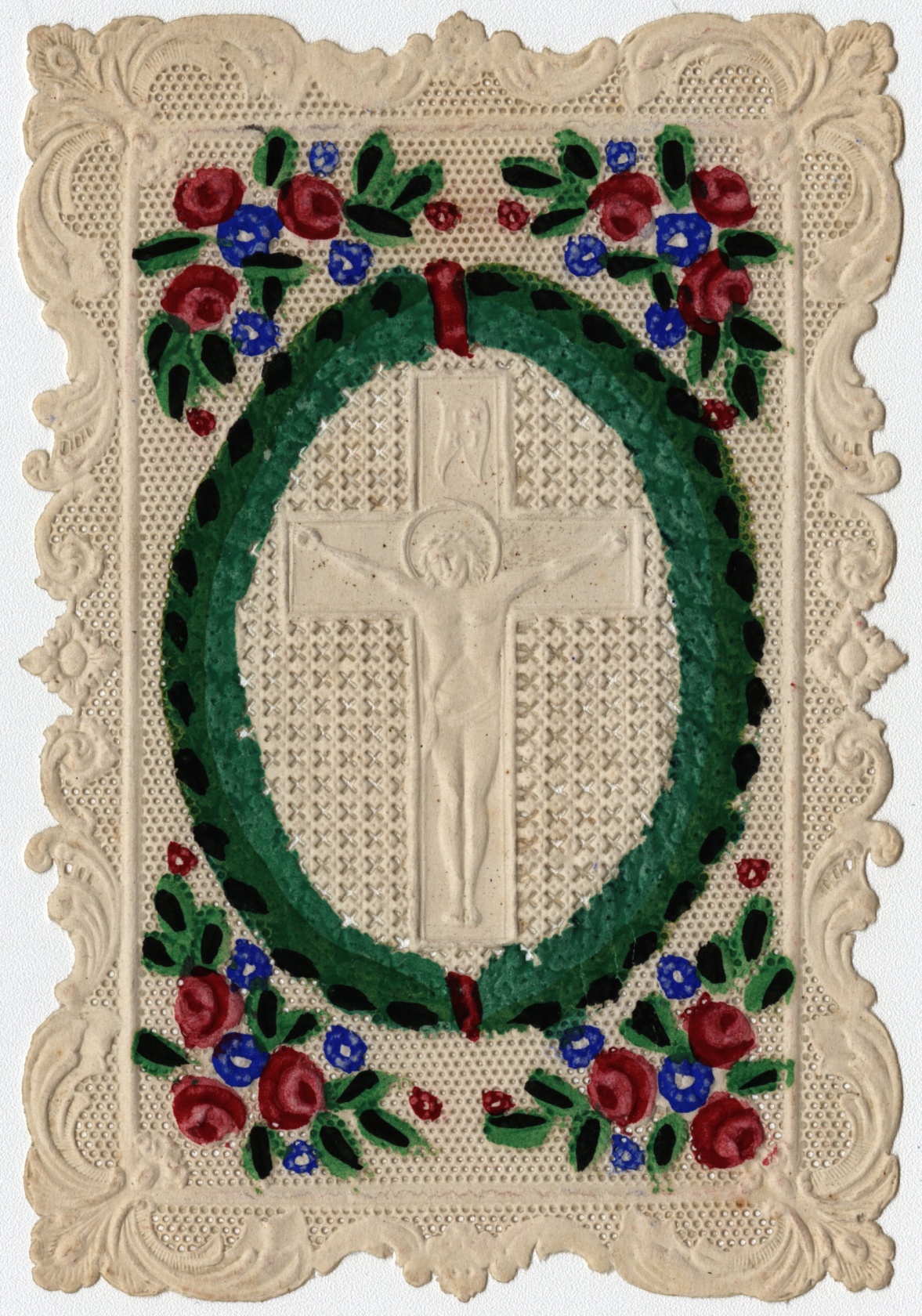Náhledový obrázek Ježíš na kříži (devoční grafika) - 1