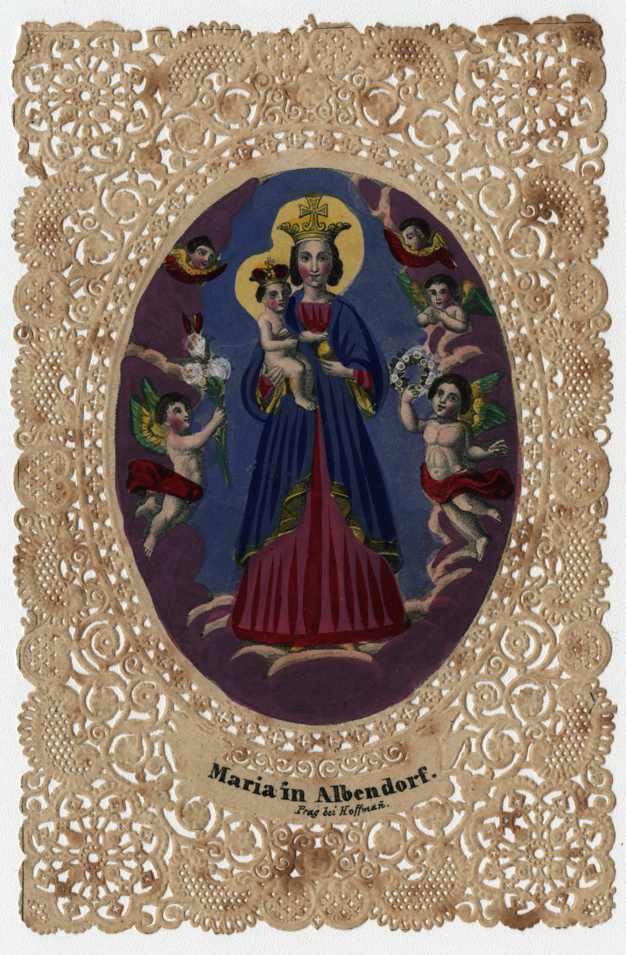 Náhledový obrázek Panna Marie Vambeřická (devoční grafika) - 1