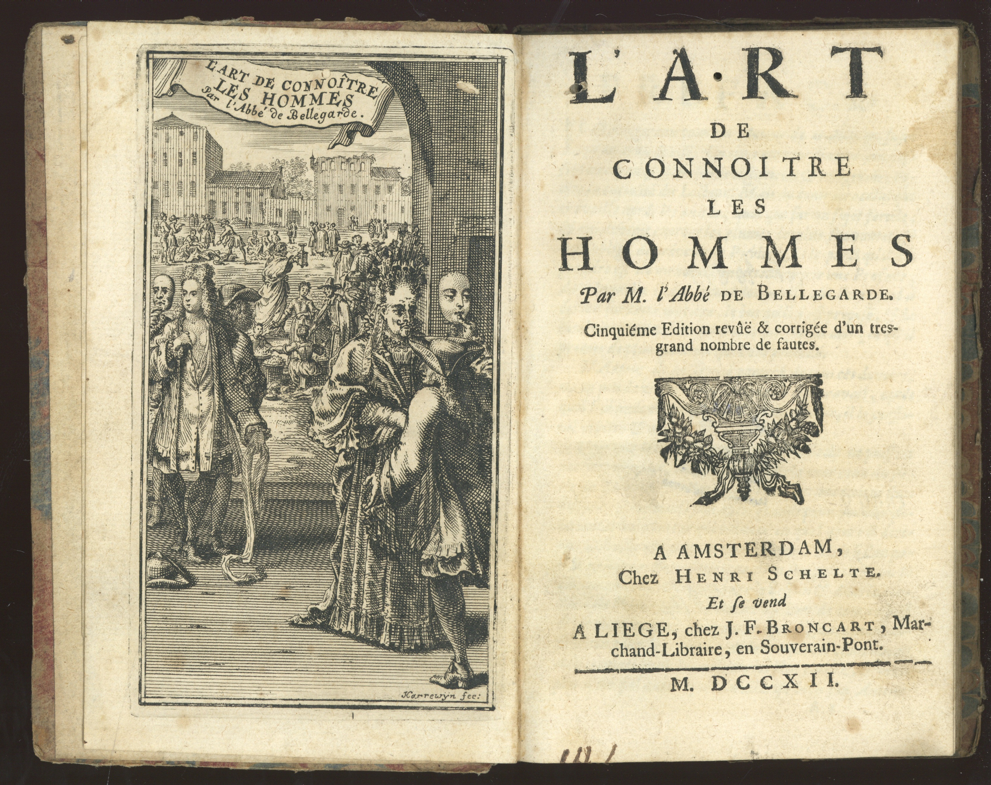 Náhledový obrázek SF 10599 – L’art de connoitre les hommes, 1712 - 2