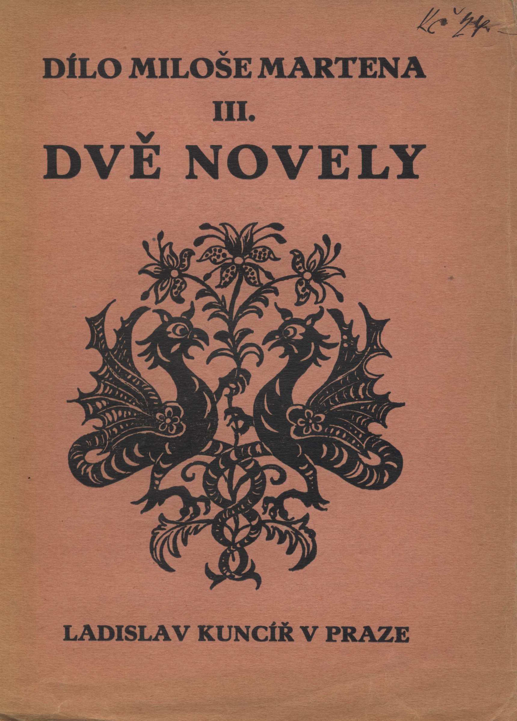 Náhledový obrázek Dvě novely - 1