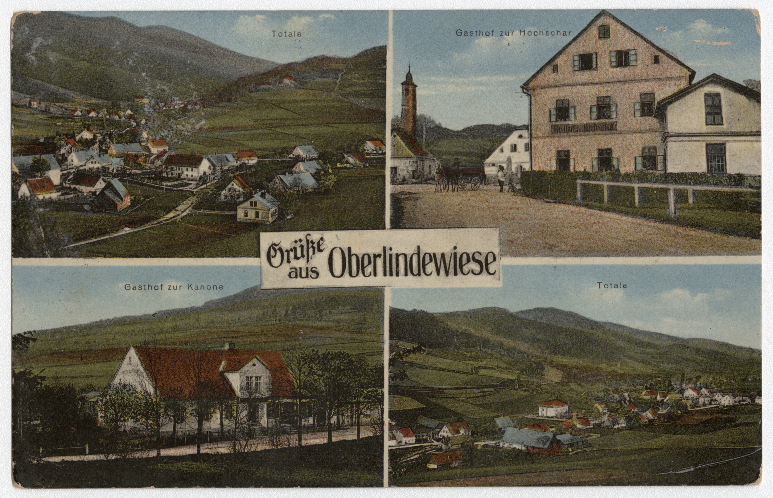Náhledový obrázek Horní Lipová (kombinovaná pohlednice) - 1