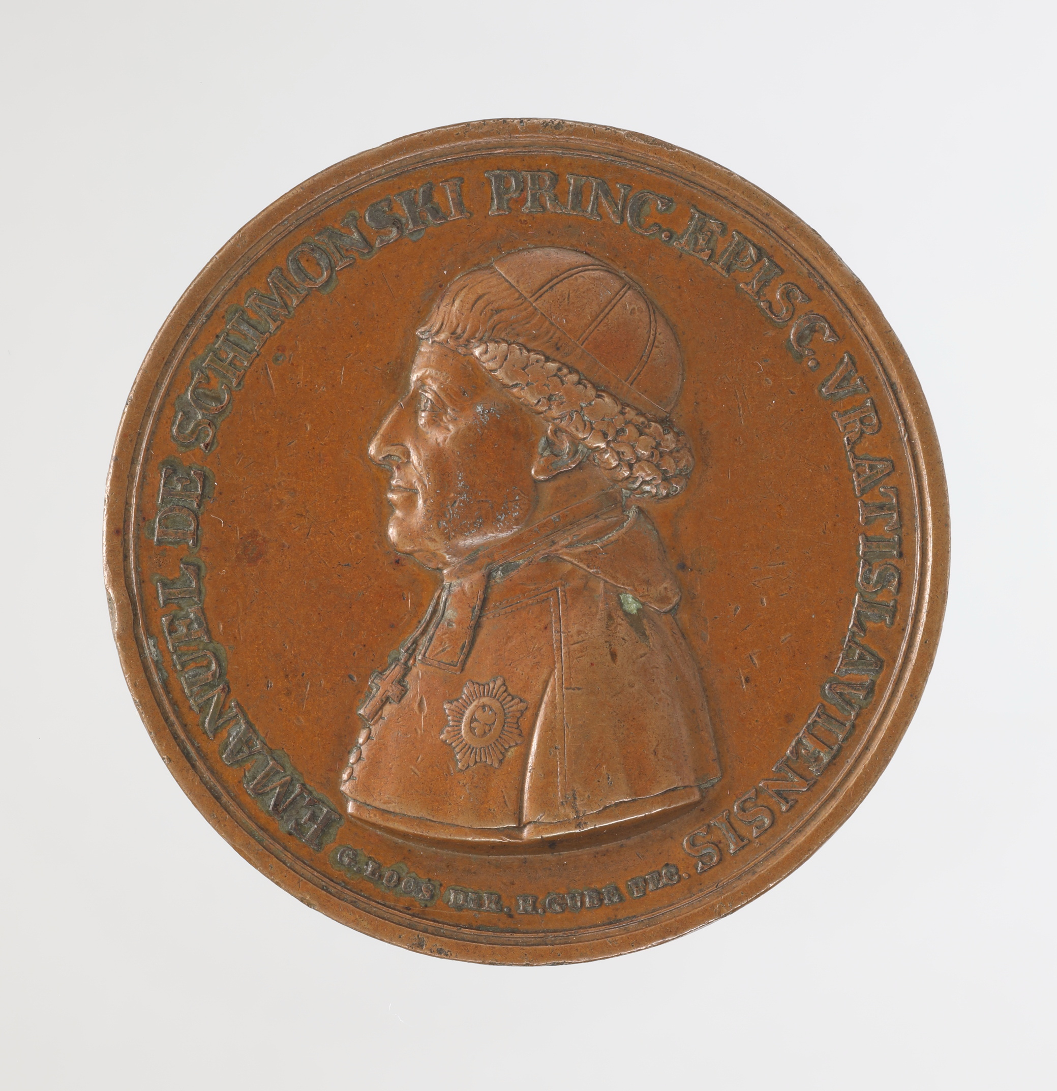 Náhledový obrázek Medaile k 50. výročí kněžství vratislavského biskupa E. von Schimonského (1825) - 2