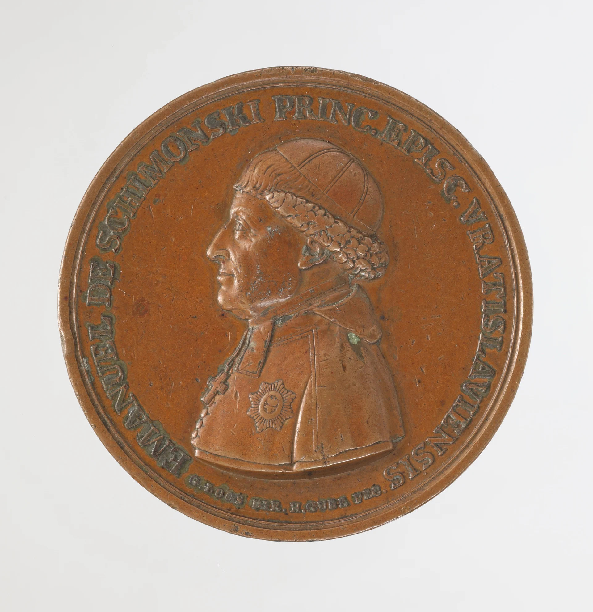 Náhledový obrázek předmětu Medaile k 50. výročí kněžství vratislavského biskupa E. von Schimonského (1825)