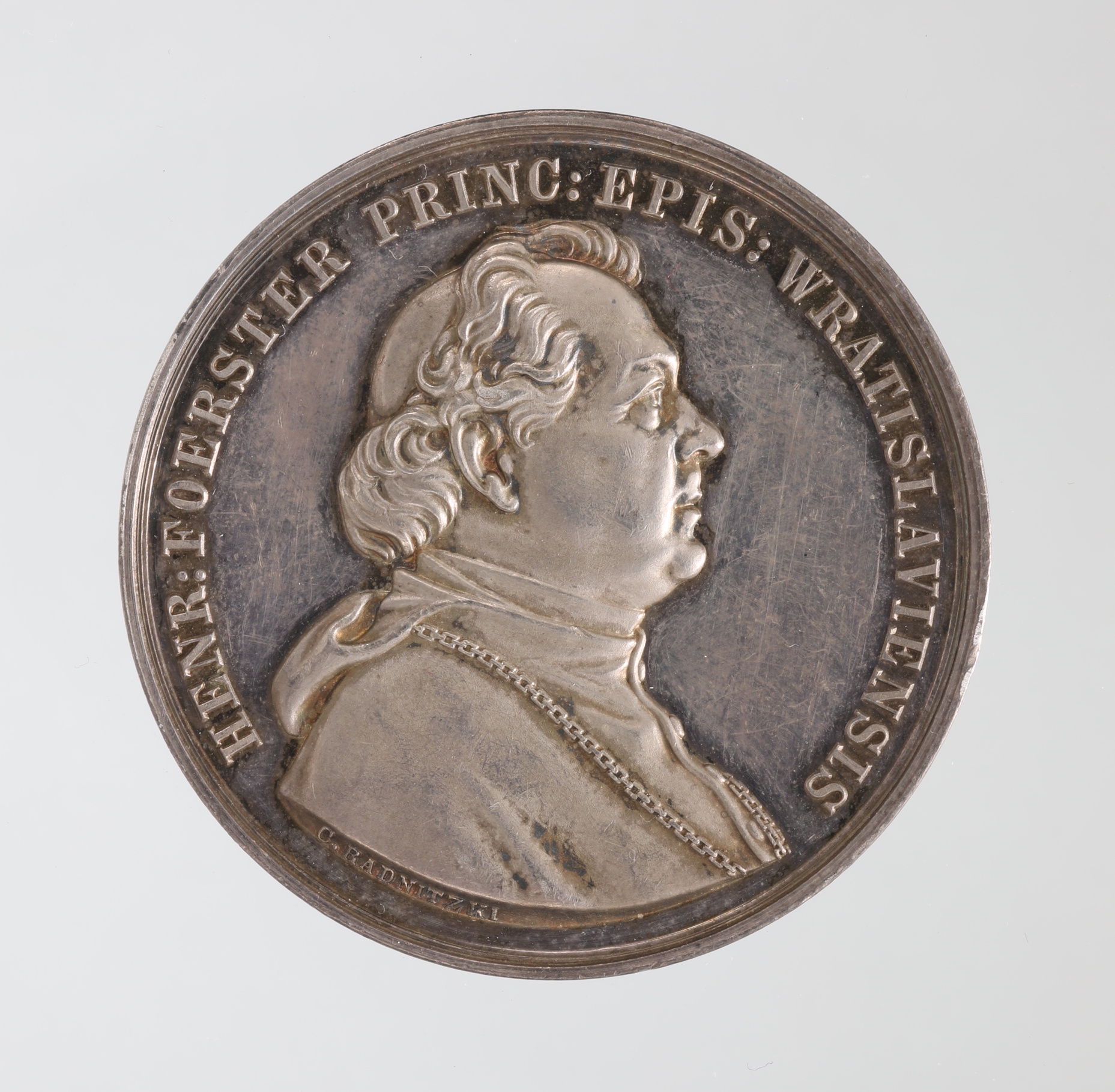 Náhledový obrázek Medaile k 50. výročí kněžství vratislavského biskupa H. Förstera (1875) - 1