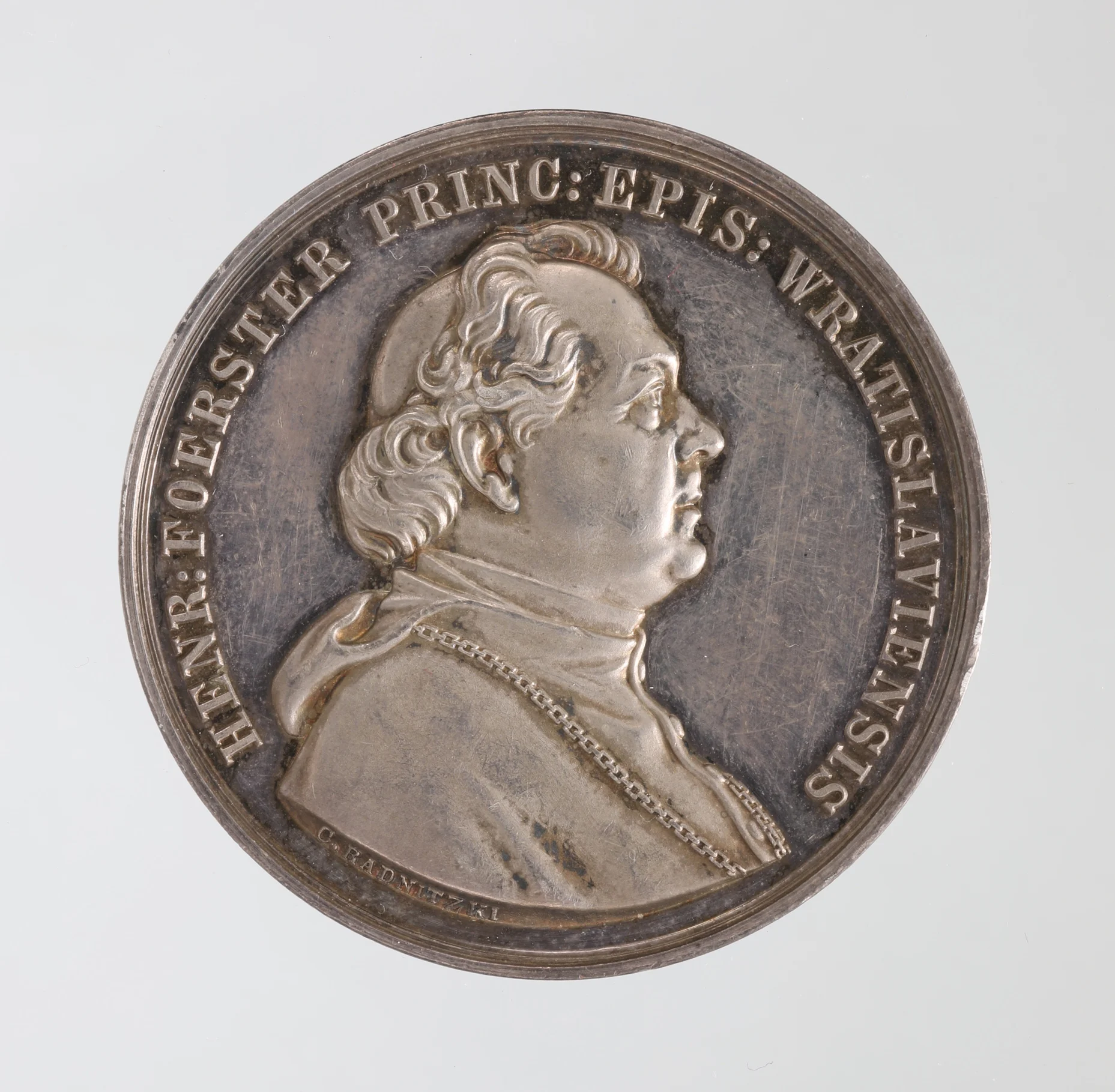 Náhledový obrázek předmětu Medaile k 50. výročí kněžství vratislavského biskupa H. Förstera (1875)
