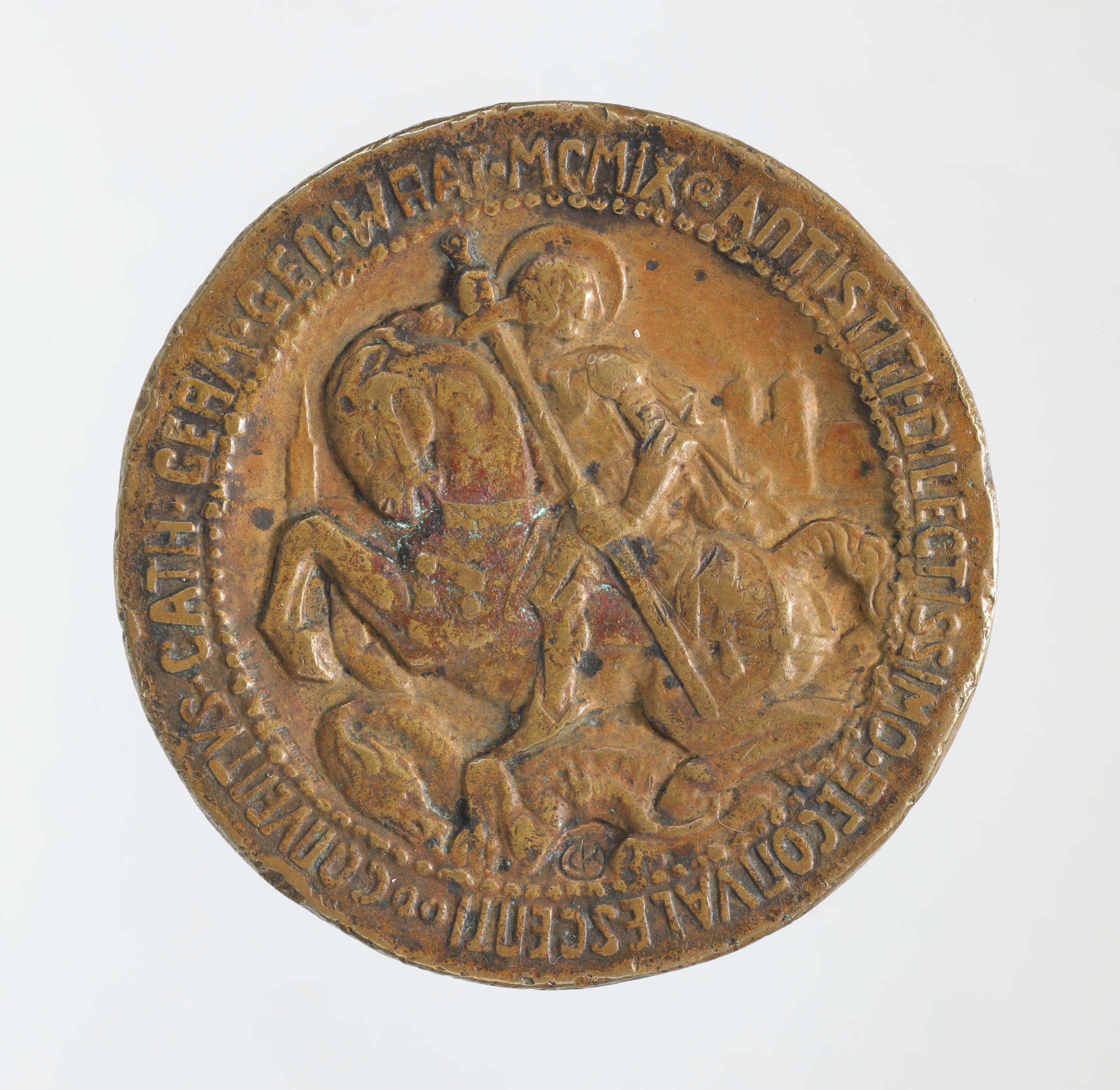 Náhledový obrázek Medaile k uzdravení vratislavského biskupa Georga kardinála Koppa (1909) - 2