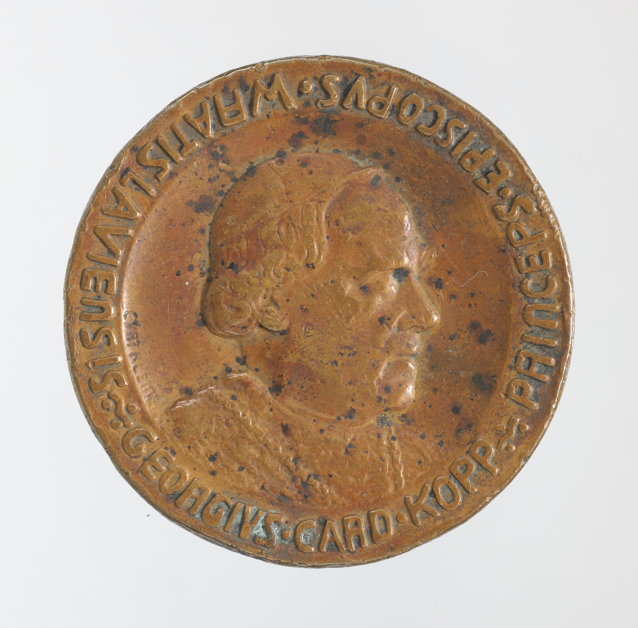 Náhledový obrázek Medaile k uzdravení vratislavského biskupa Georga kardinála Koppa (1909) - 1
