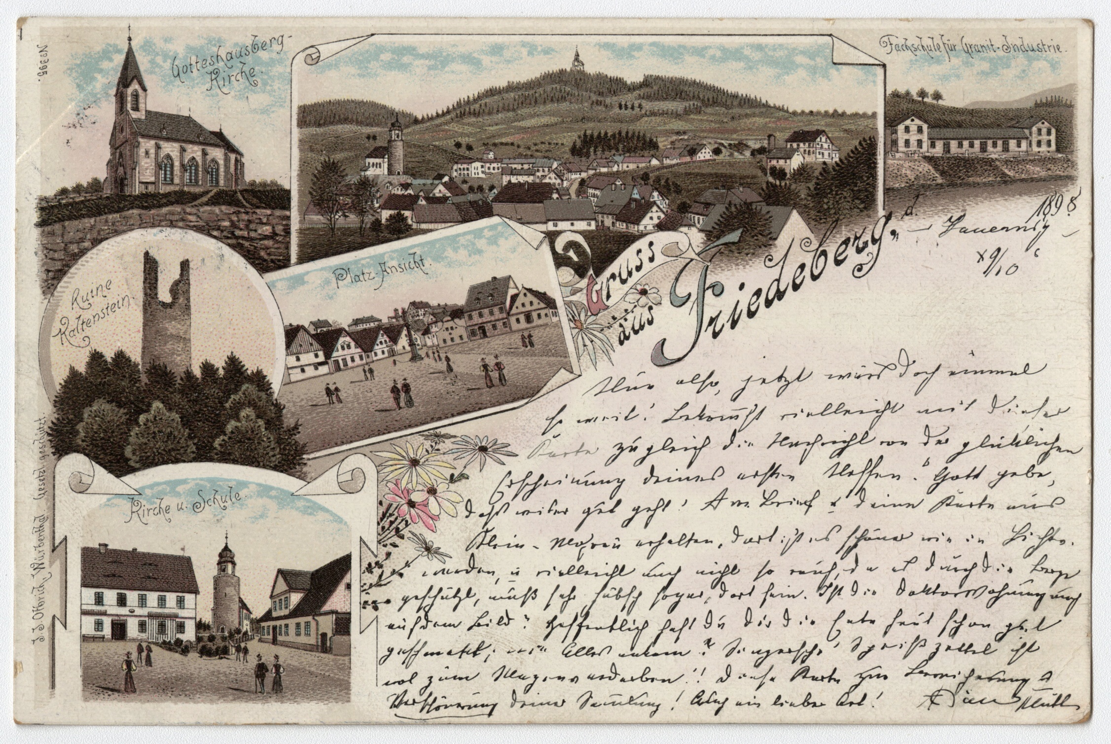 Náhledový obrázek Žulová (quodlibetová pohlednice) - 1