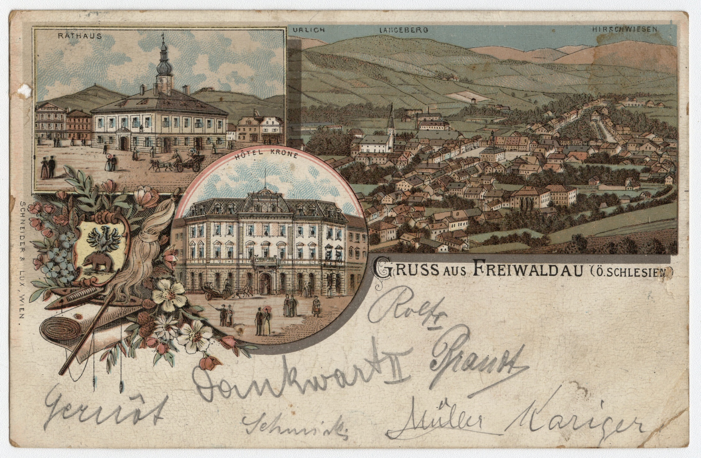 Náhledový obrázek Město Jeseník (quodlibetová pohlednice) - 1
