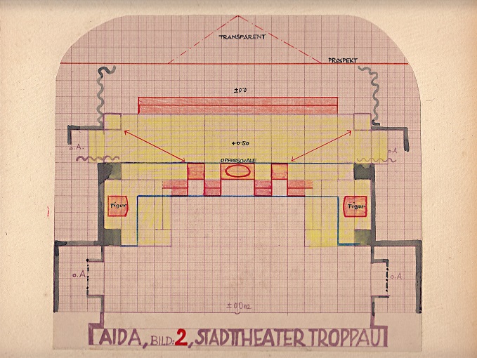 Náhledový obrázek Scénografické návrhy - Aida - 4