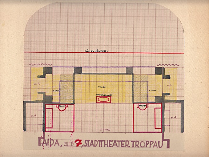 Náhledový obrázek Scénografické návrhy - Aida - 9