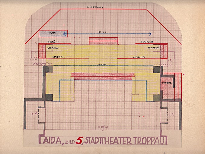 Náhledový obrázek Scénografické návrhy - Aida - 7