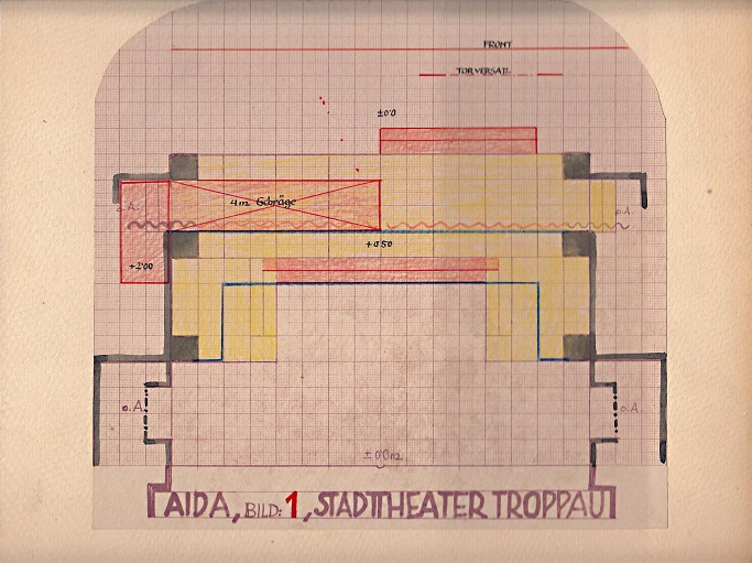Náhledový obrázek Scénografické návrhy - Aida - 3