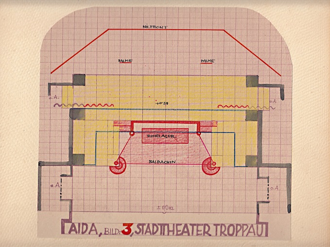 Náhledový obrázek Scénografické návrhy - Aida - 5