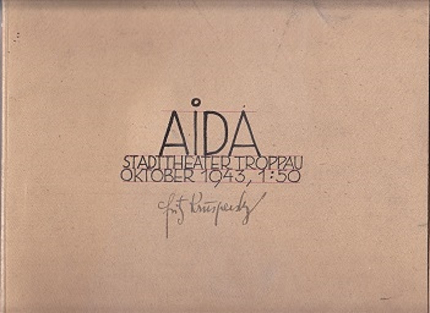 Náhledový obrázek Scénografické návrhy - Aida - 1