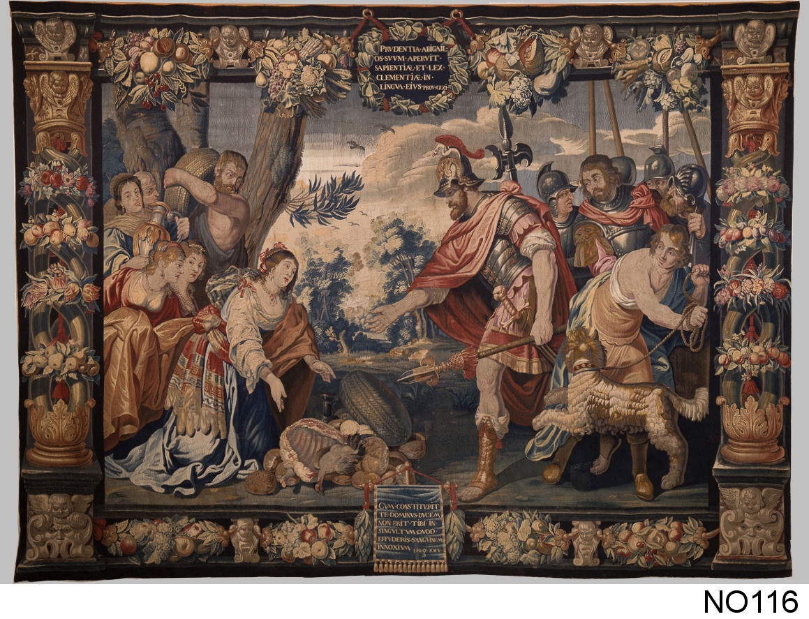 Náhledový obrázek Tapiserie „Abigail a David (ml.)“ - 1
