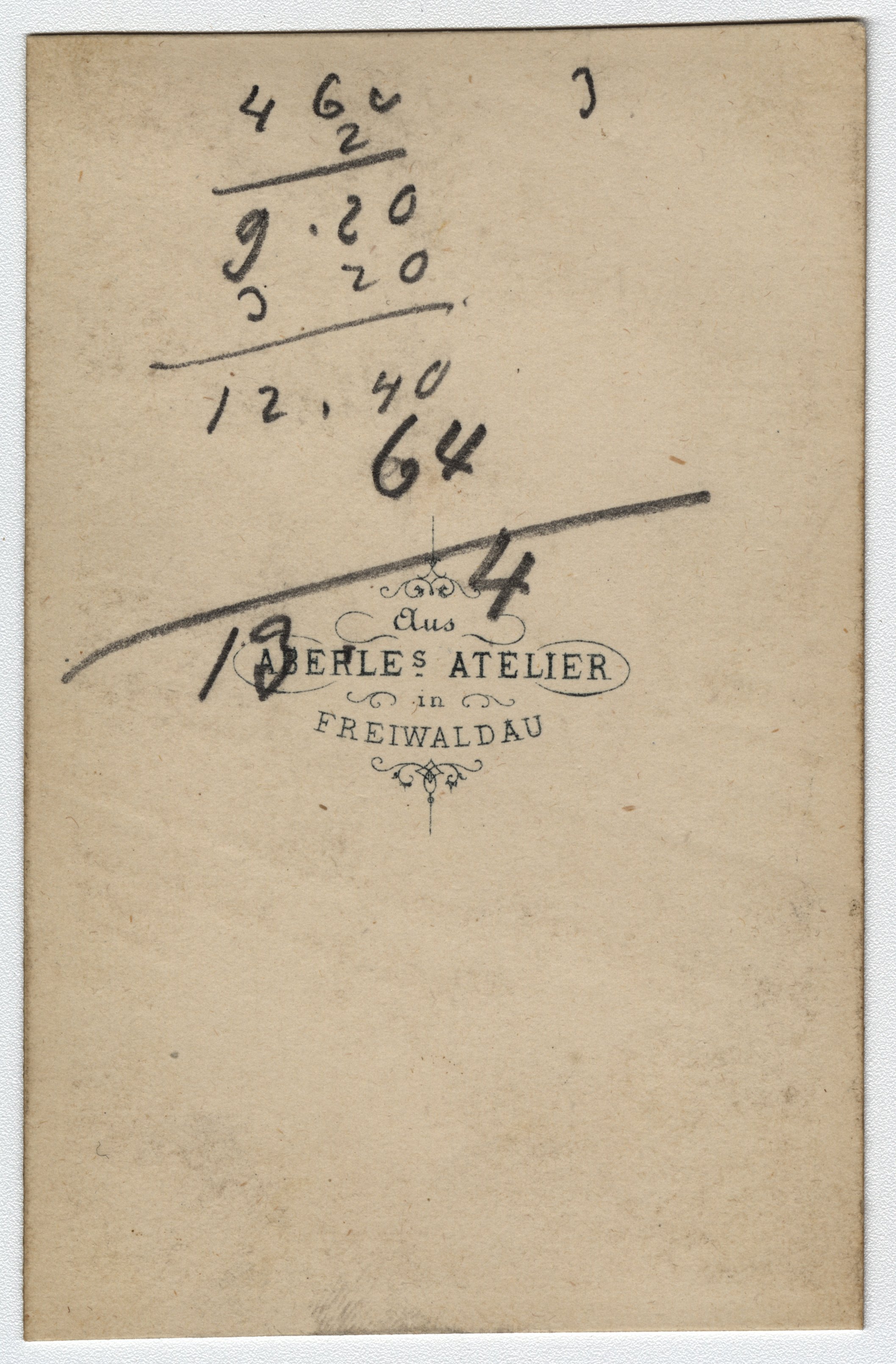 Náhledový obrázek Vrchní biskupský lesmistr Julius Micklitz (kabinetní portrét) - 2