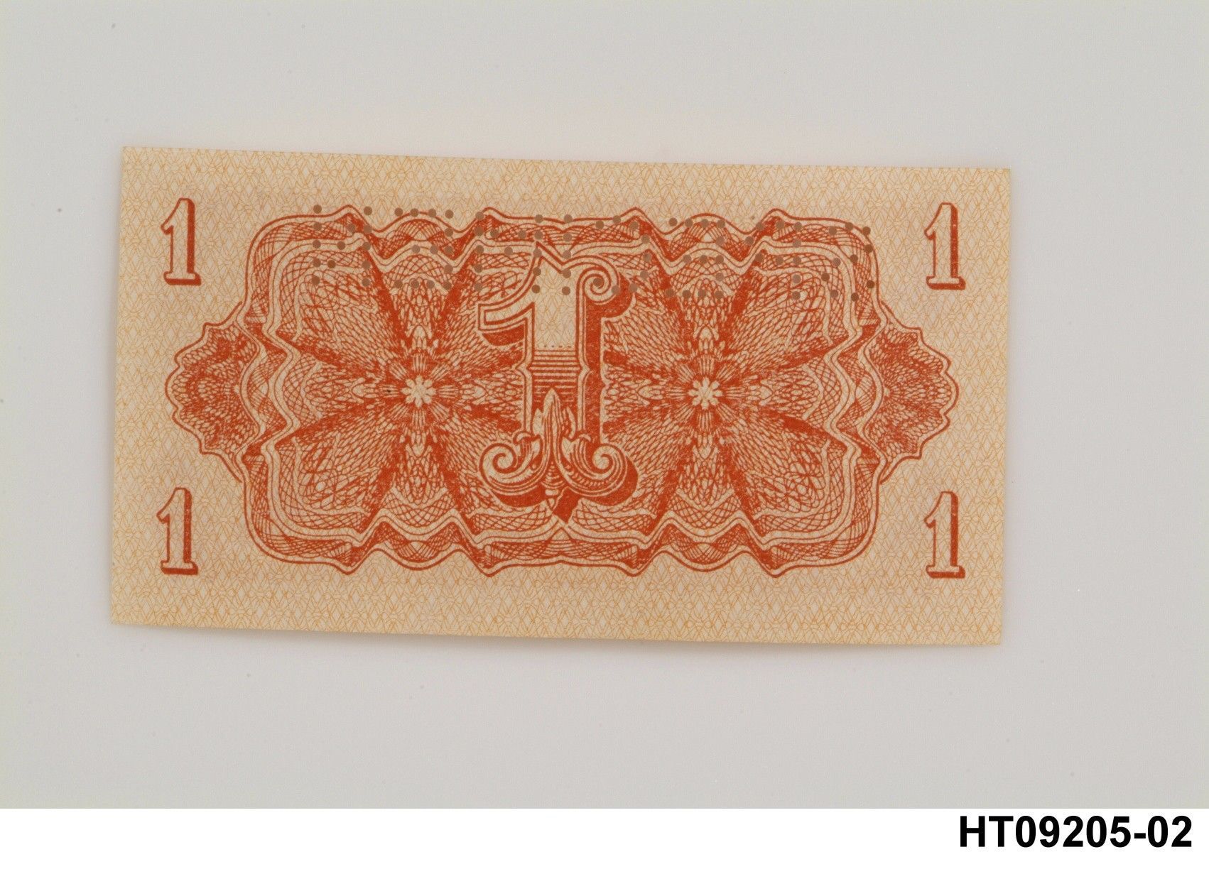 Náhledový obrázek Poukázka korunová, 1 koruna 1944 - 2