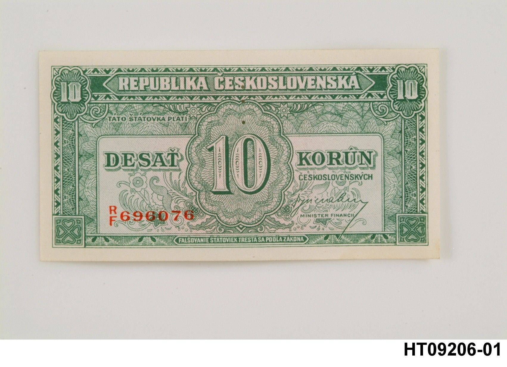 Náhledový obrázek Státovka, 10 korun 1945 - 1