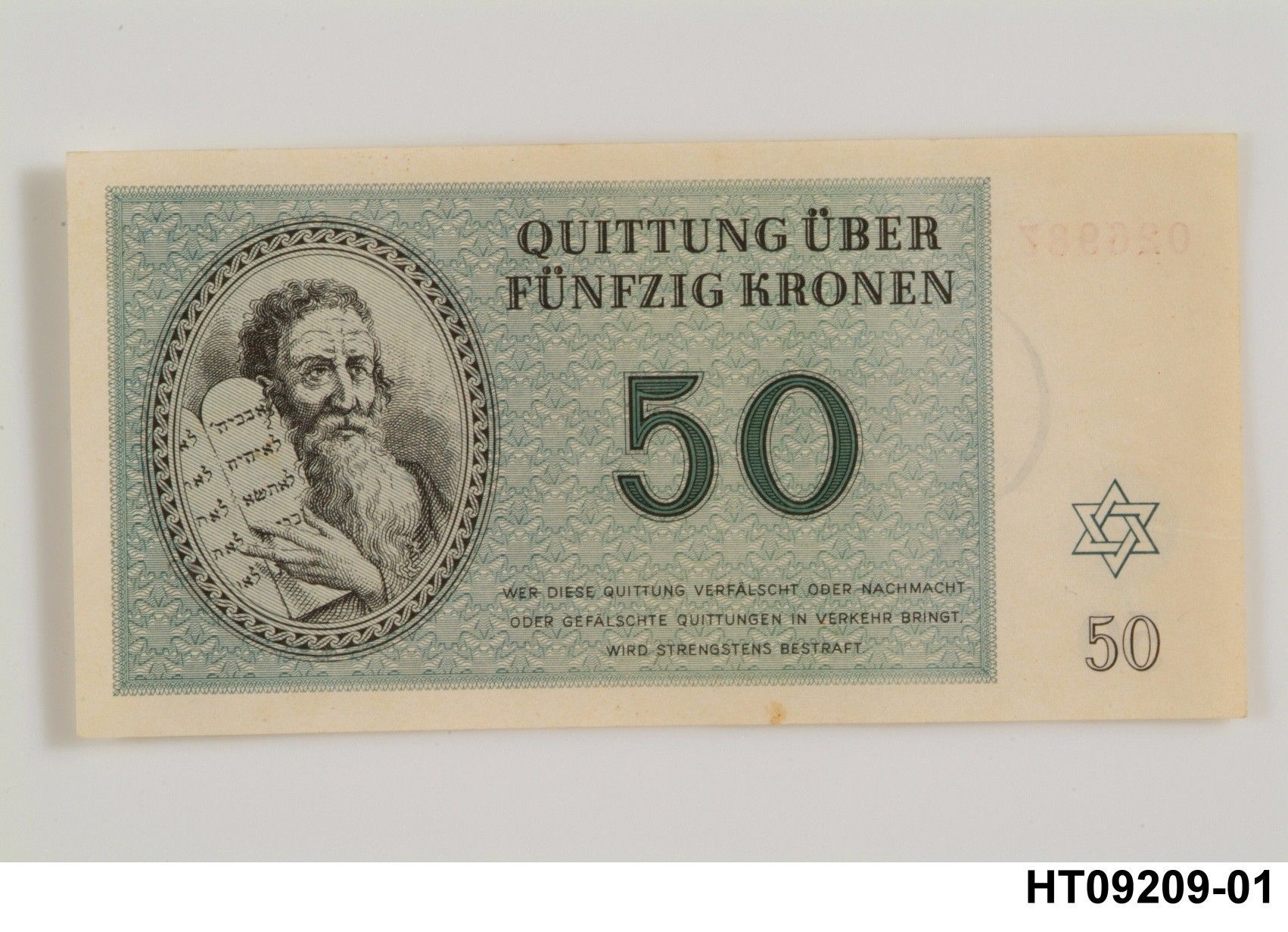 Náhledový obrázek Poukázka korunová, 50 koruna 1943 - 1