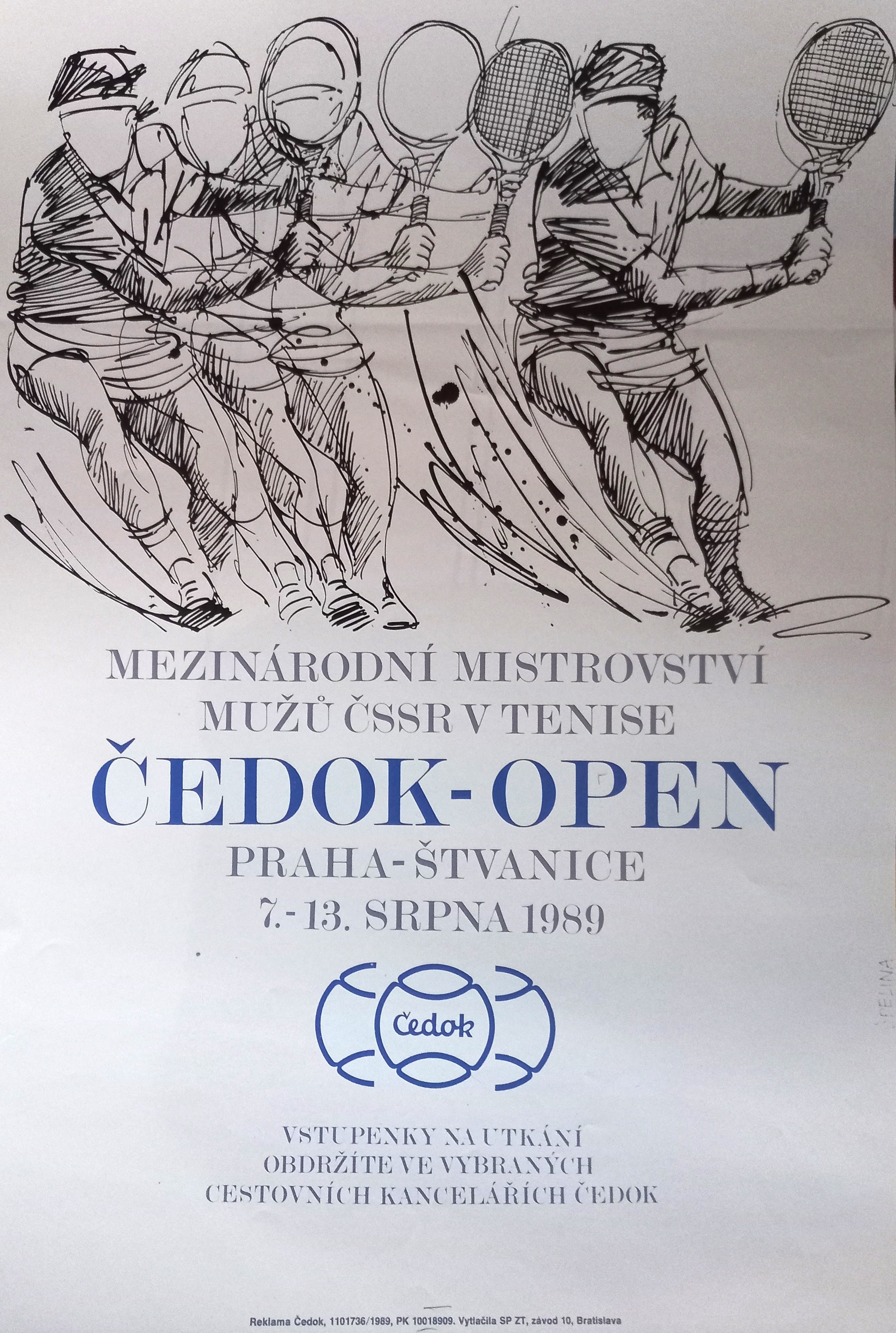 Náhledový obrázek Čedok Open. Mezinárodní mistrovství mužů ČSSR v tenise - 1