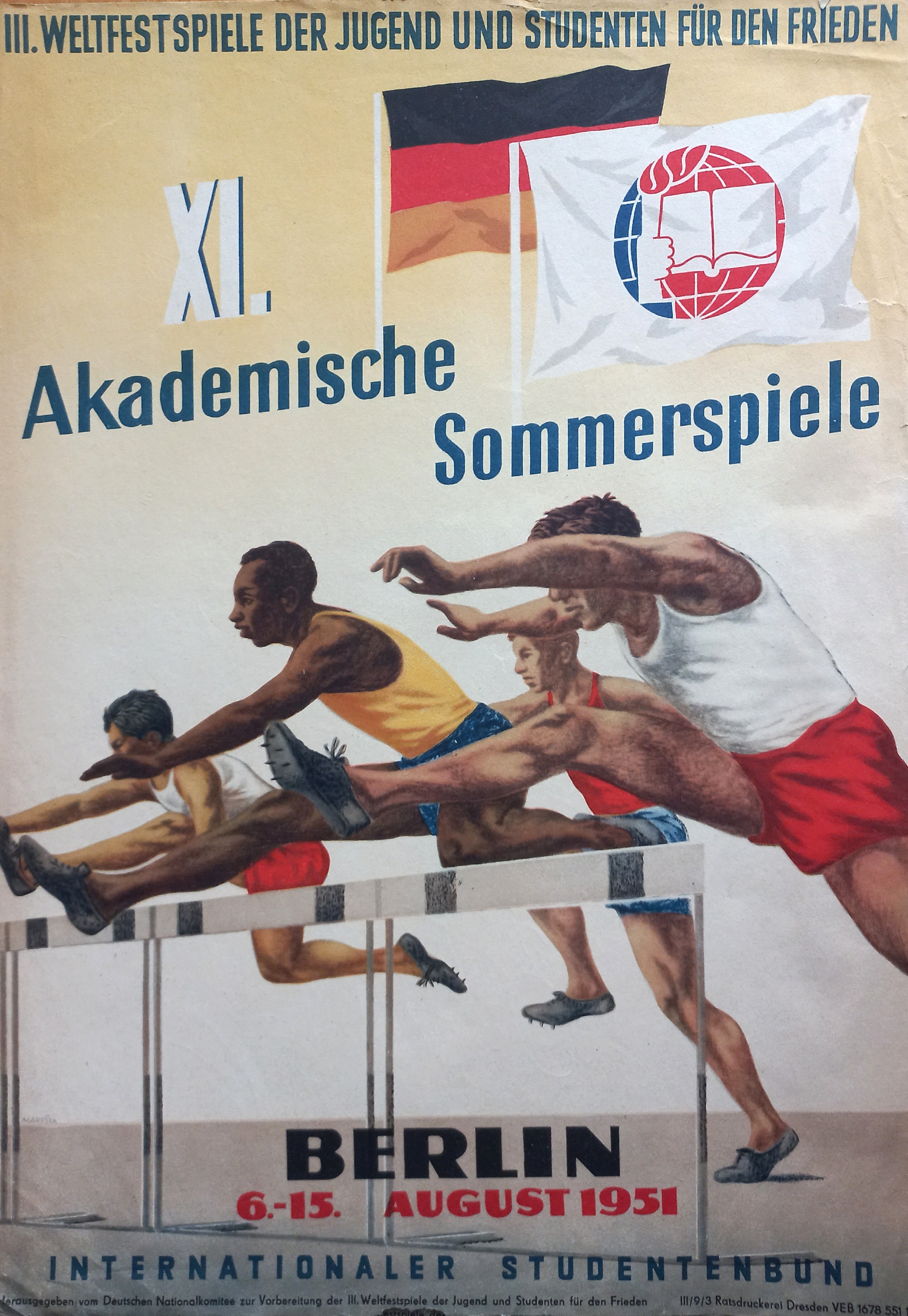 Náhledový obrázek Akademische Sommerspiele. Berlin 1951 - 1