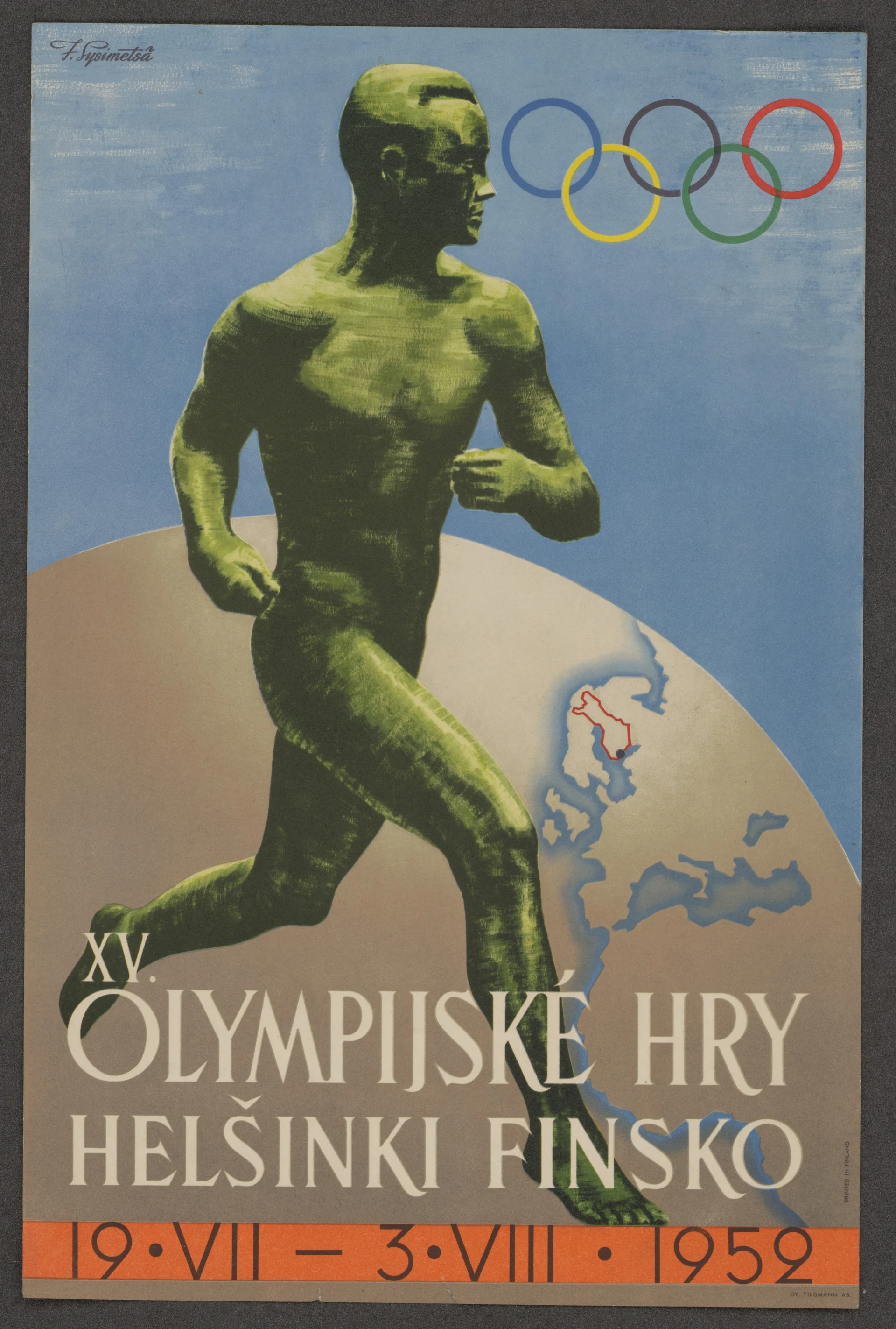 Náhledový obrázek předmětu Olympijské hry v Helsinkách 1952
