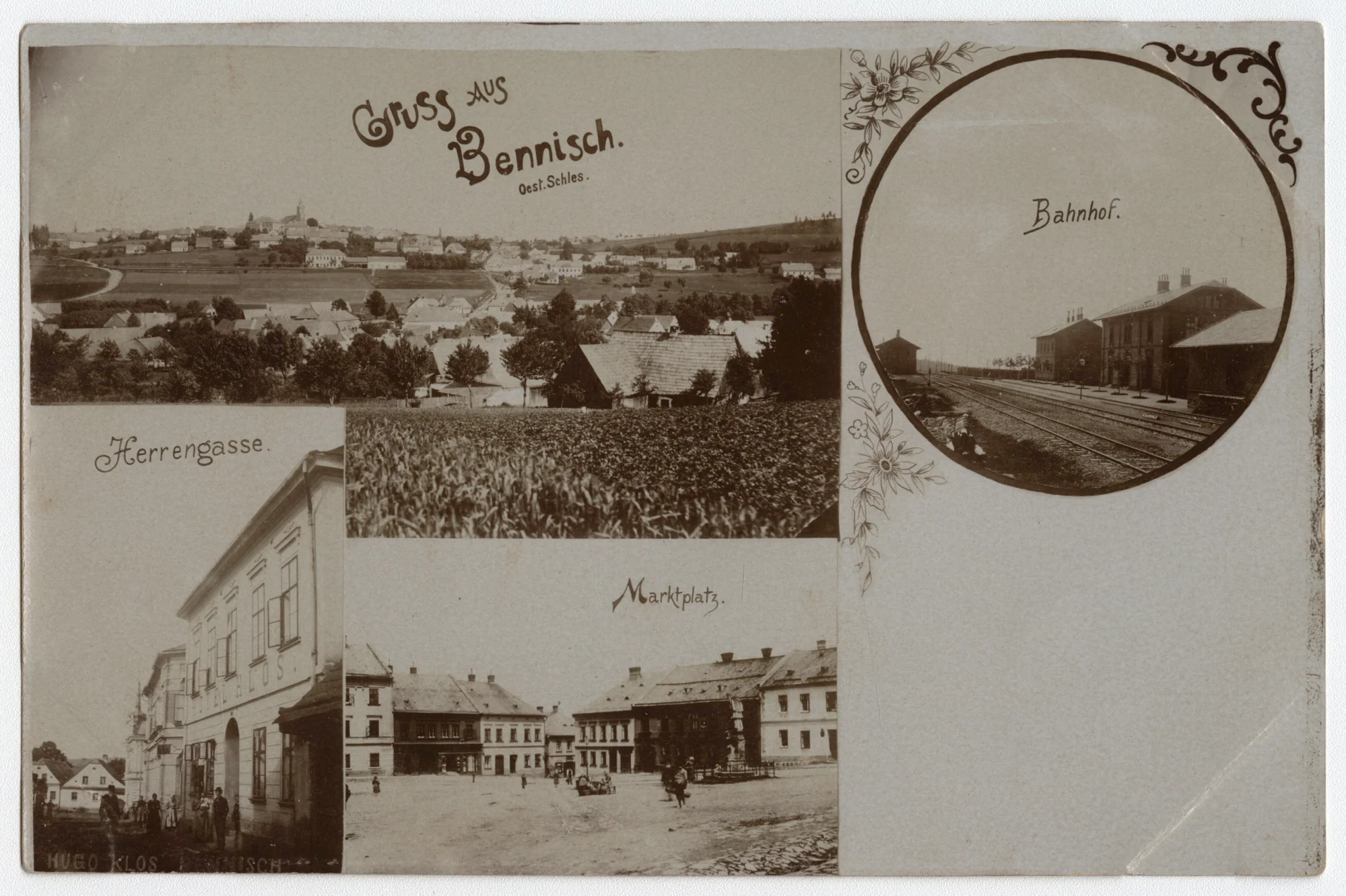 Náhledový obrázek předmětu Horní Benešov (kombinovaná pohlednice)