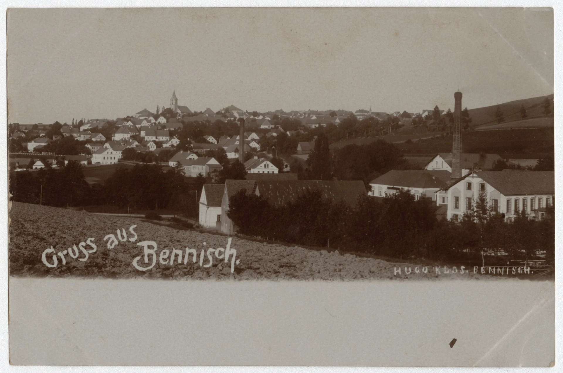 Náhledový obrázek předmětu Horní Benešov (čb. pohlednice)