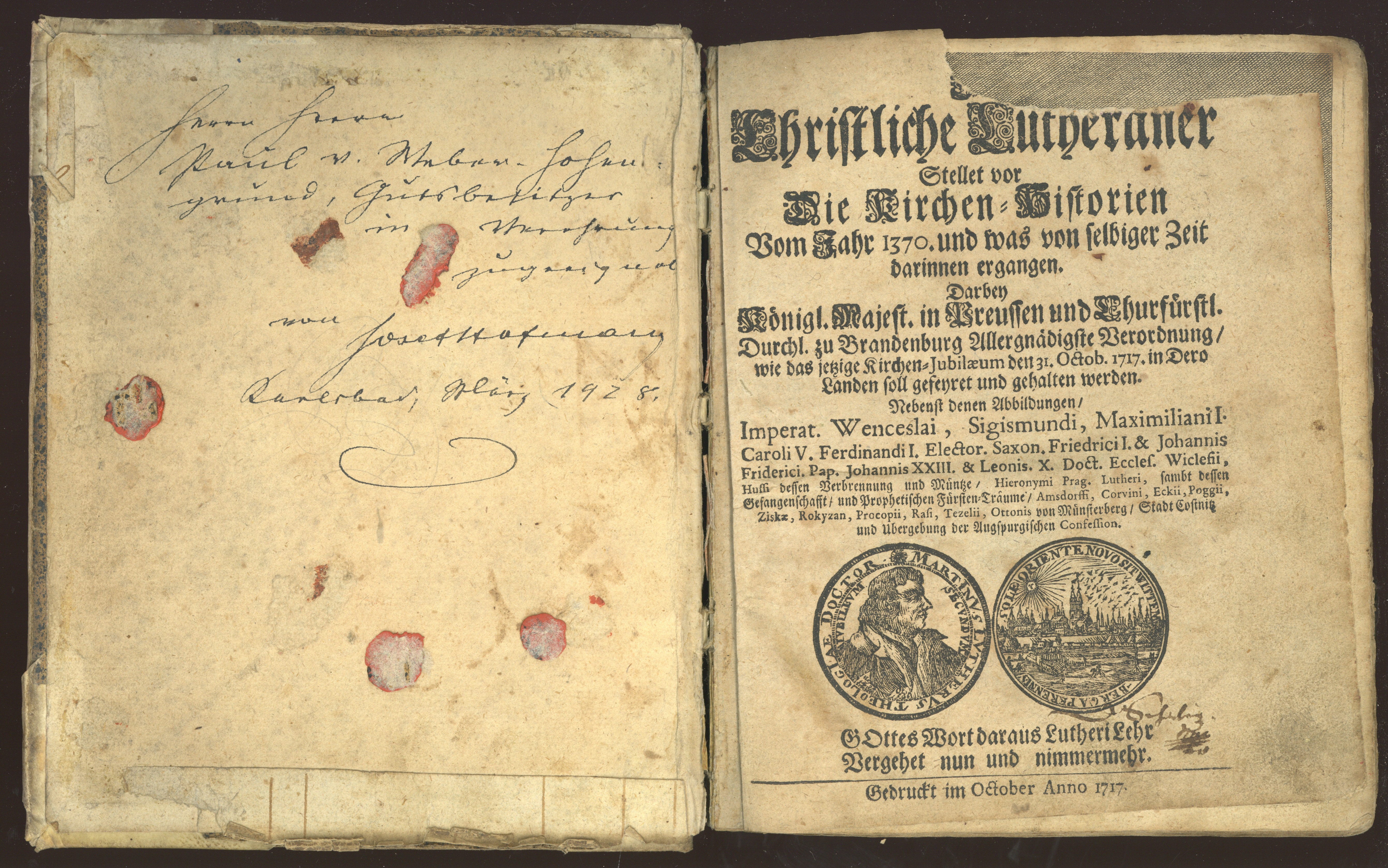 Náhledový obrázek SF 10470 - Der Christliche Lutheraner Stellet vor Die Kirchen-Historien... - 29