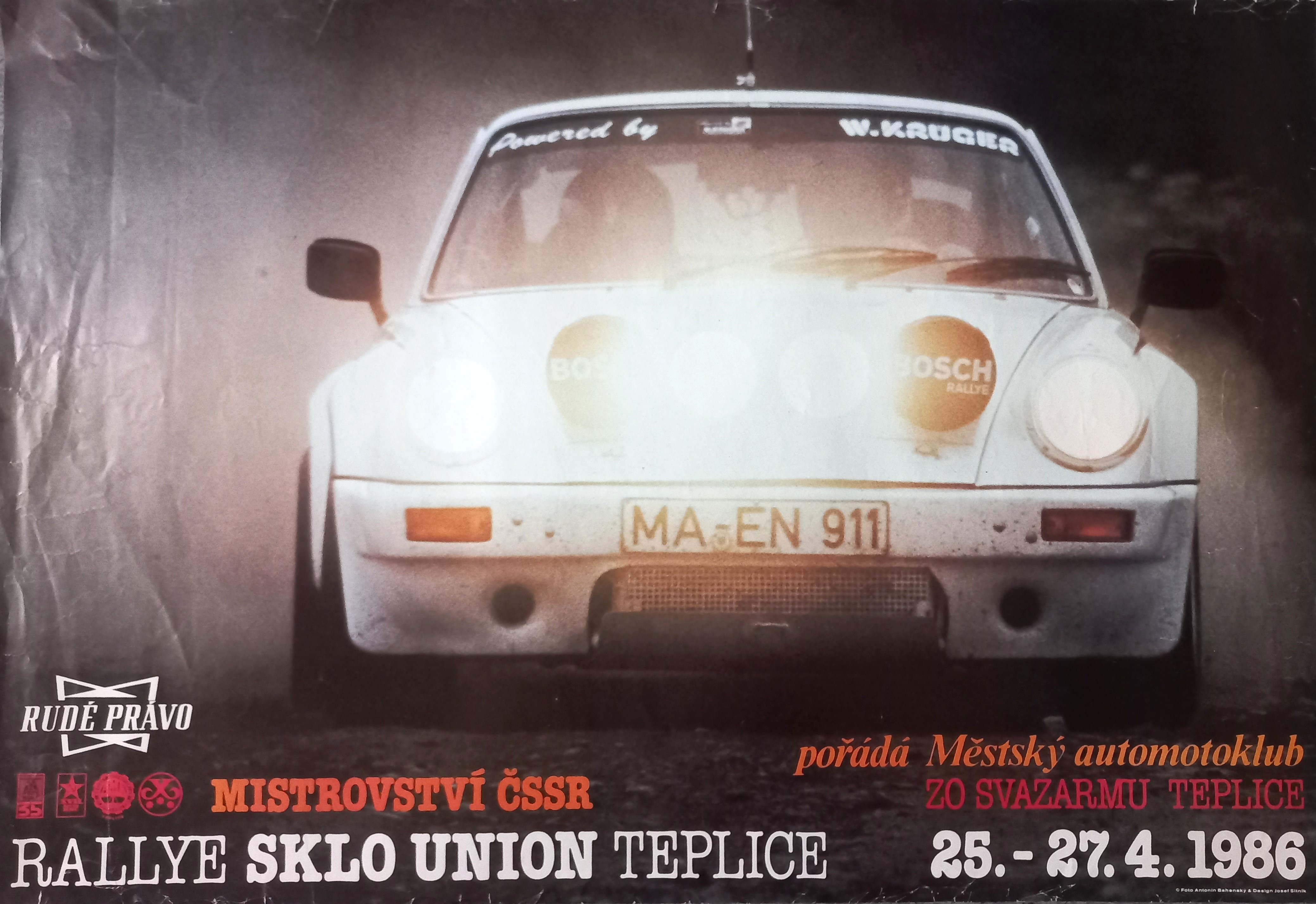 Náhledový obrázek Rallye Sklo Union Teplice. Mistrovství ČSSR - 1