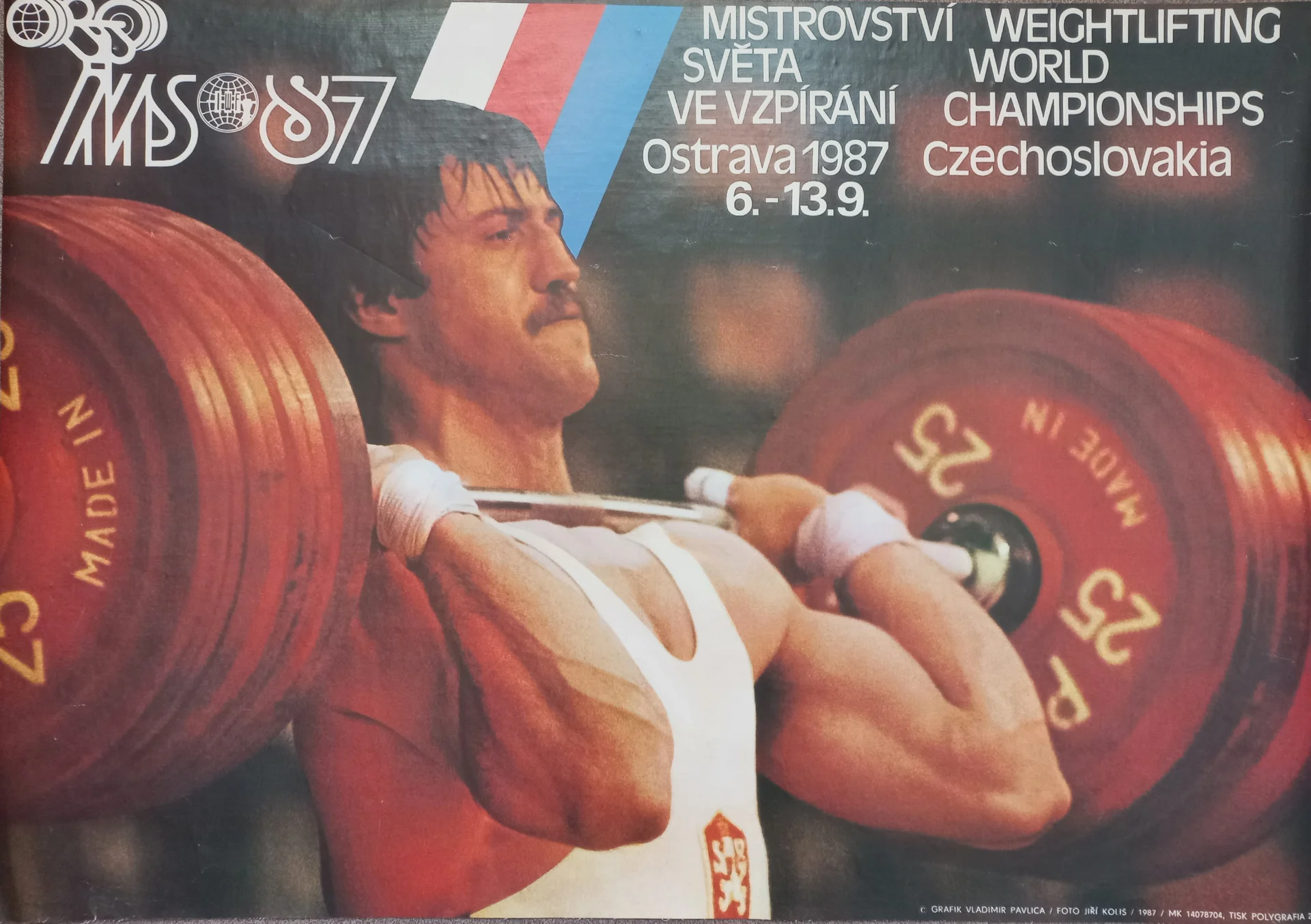 Náhledový obrázek předmětu Mistrovství světa ve vzpírání. Ostrava 1987