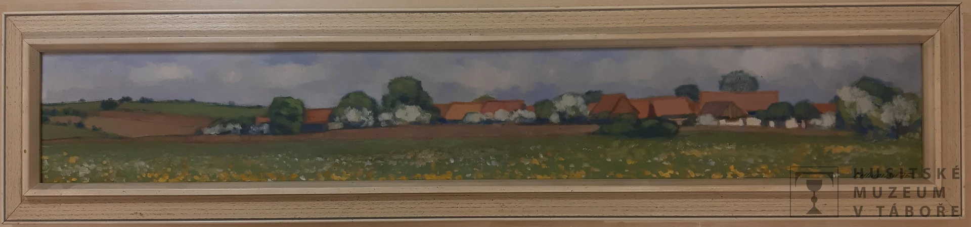 Náhledový obrázek předmětu obraz: Jarní krajina