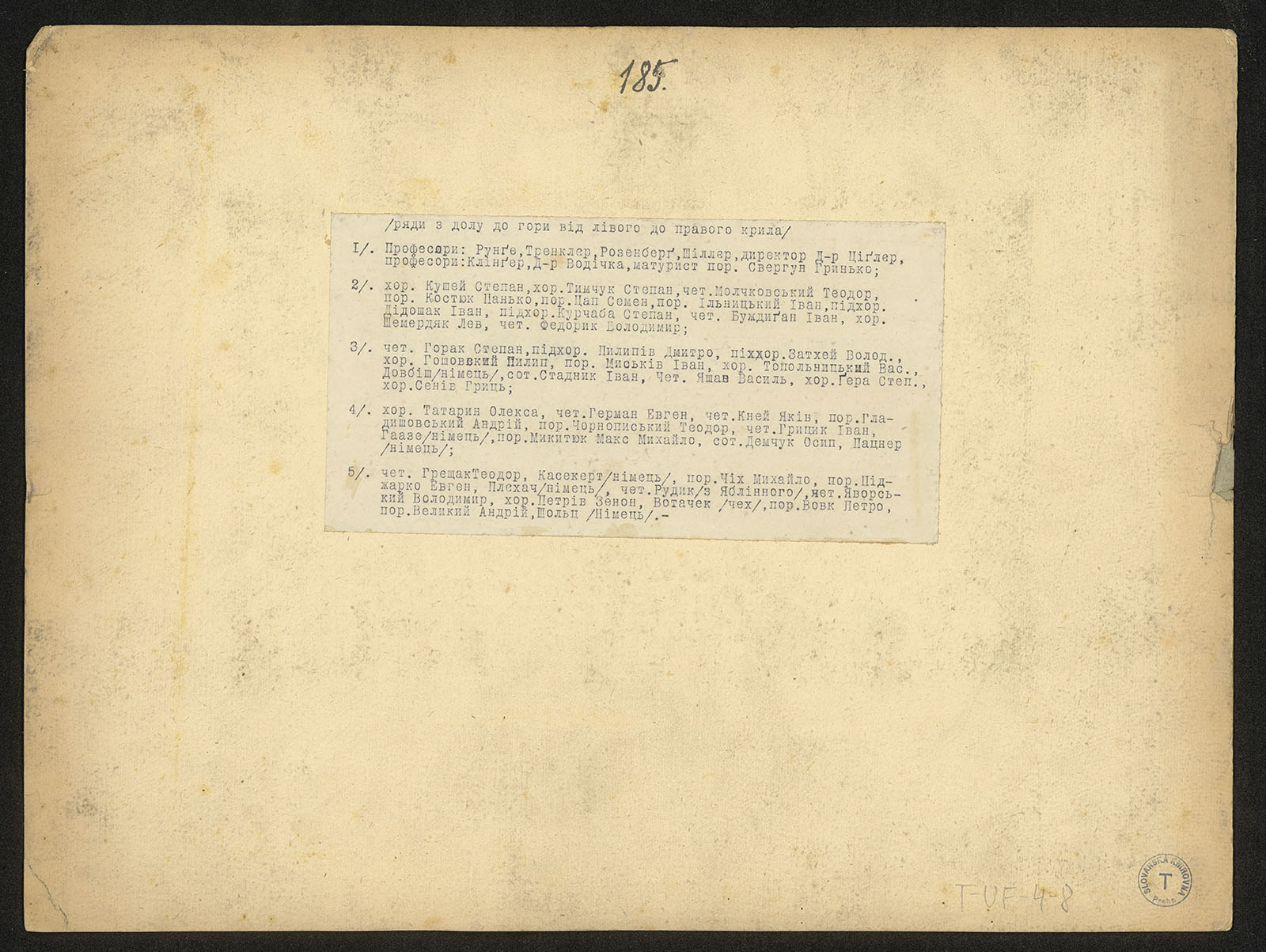 Náhledový obrázek Maturanti na přípravném obchodním kurzu Obchodní akademie v Liberci, dne 25. VI. 1921 - 3