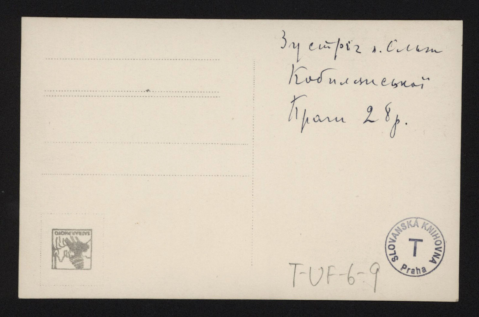 Náhledový obrázek Setkání s Olhou Kobyljanskou, Praha, 1928 - 2