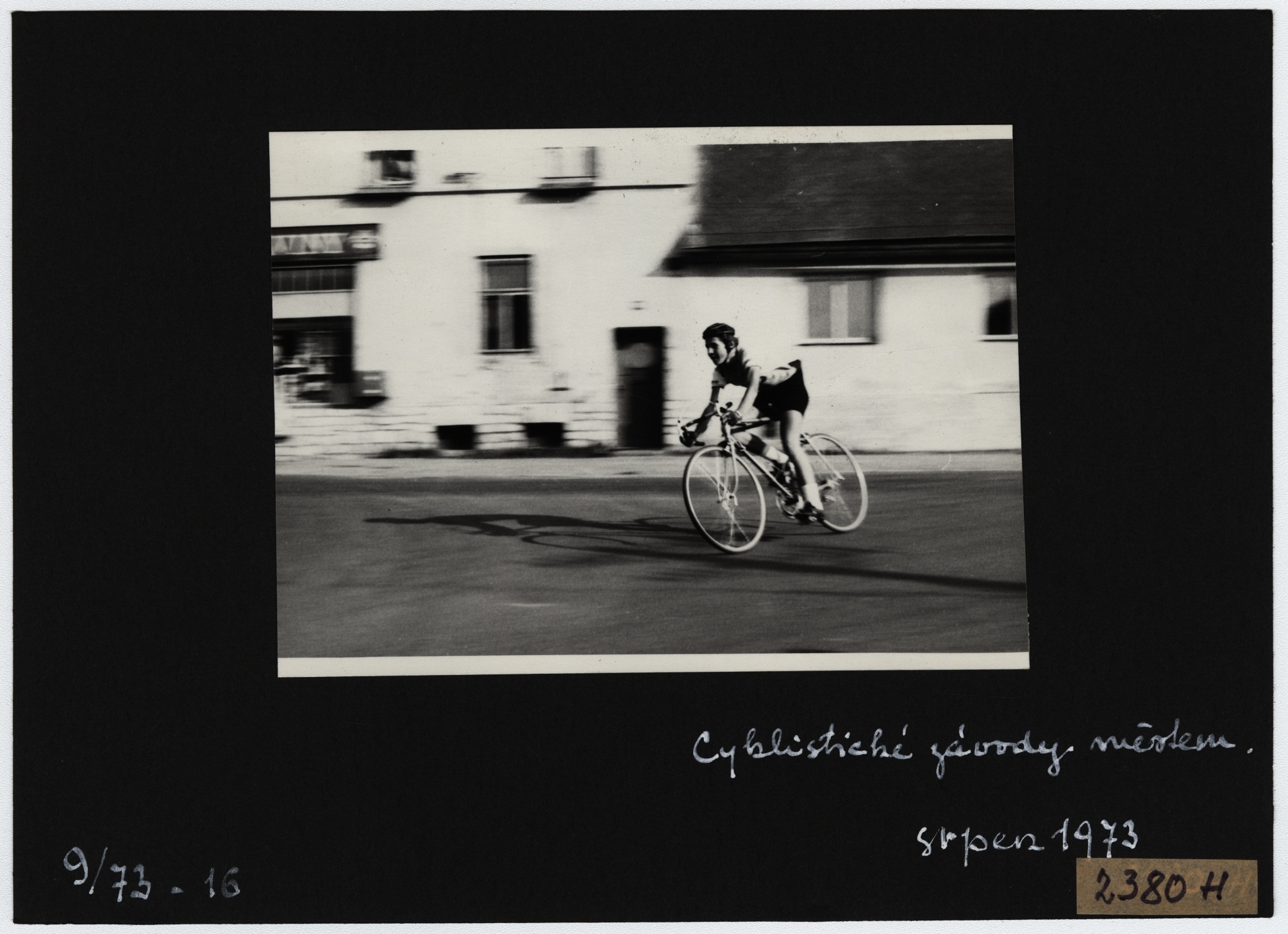 Náhledový obrázek Cyklistický pohár Frývaldovské stávky v Jeseníku (čb. fotografie) - 2
