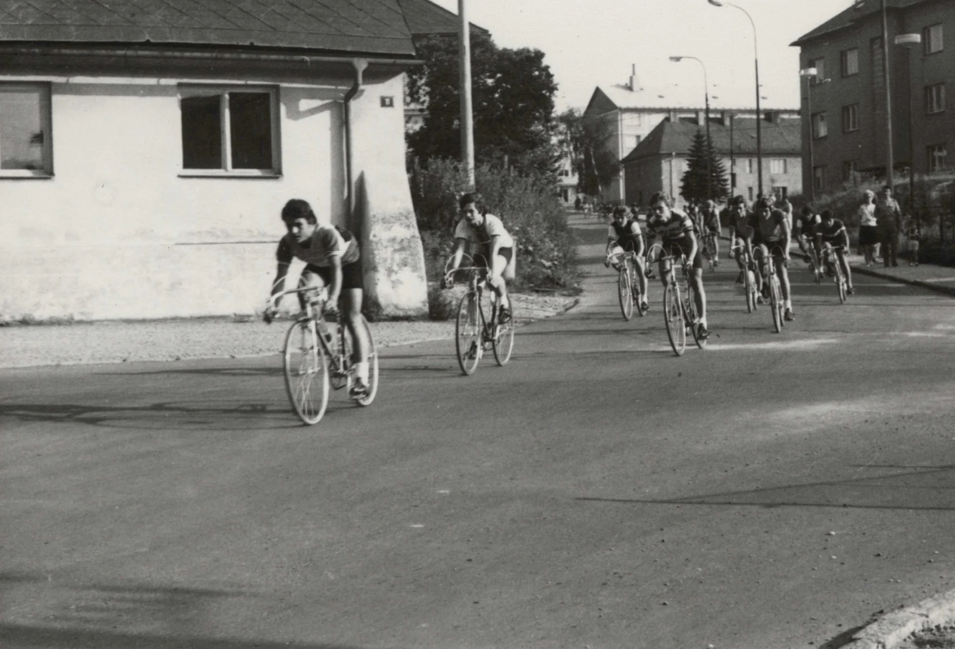 Náhledový obrázek předmětu Cyklistický pohár Frývaldovské stávky v Jeseníku (čb. fotografie)