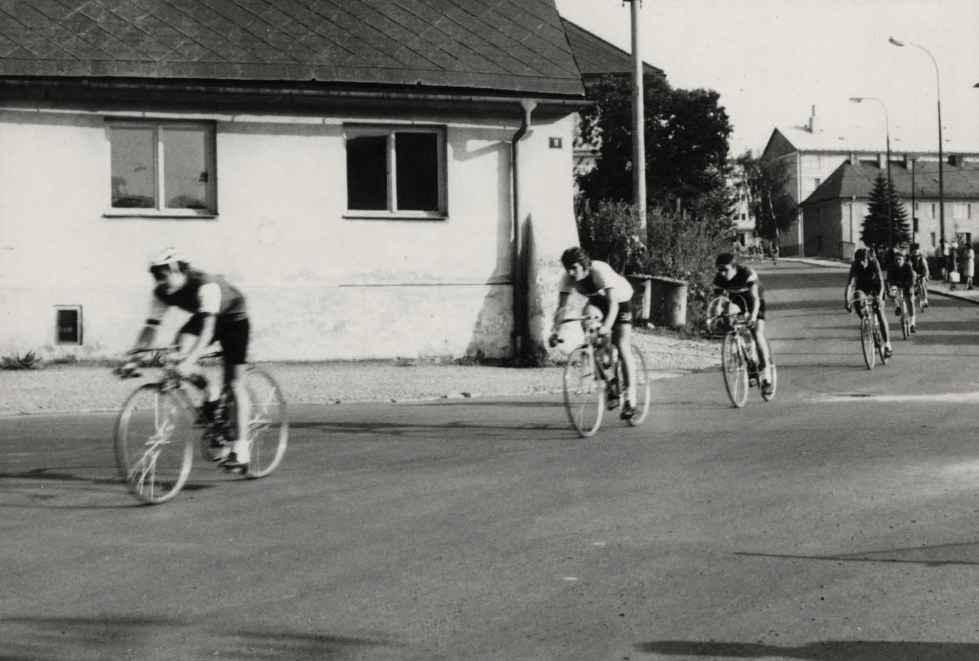 Náhledový obrázek předmětu Cyklistický pohár Frývaldovské stávky v Jeseníku (čb. fotografie)