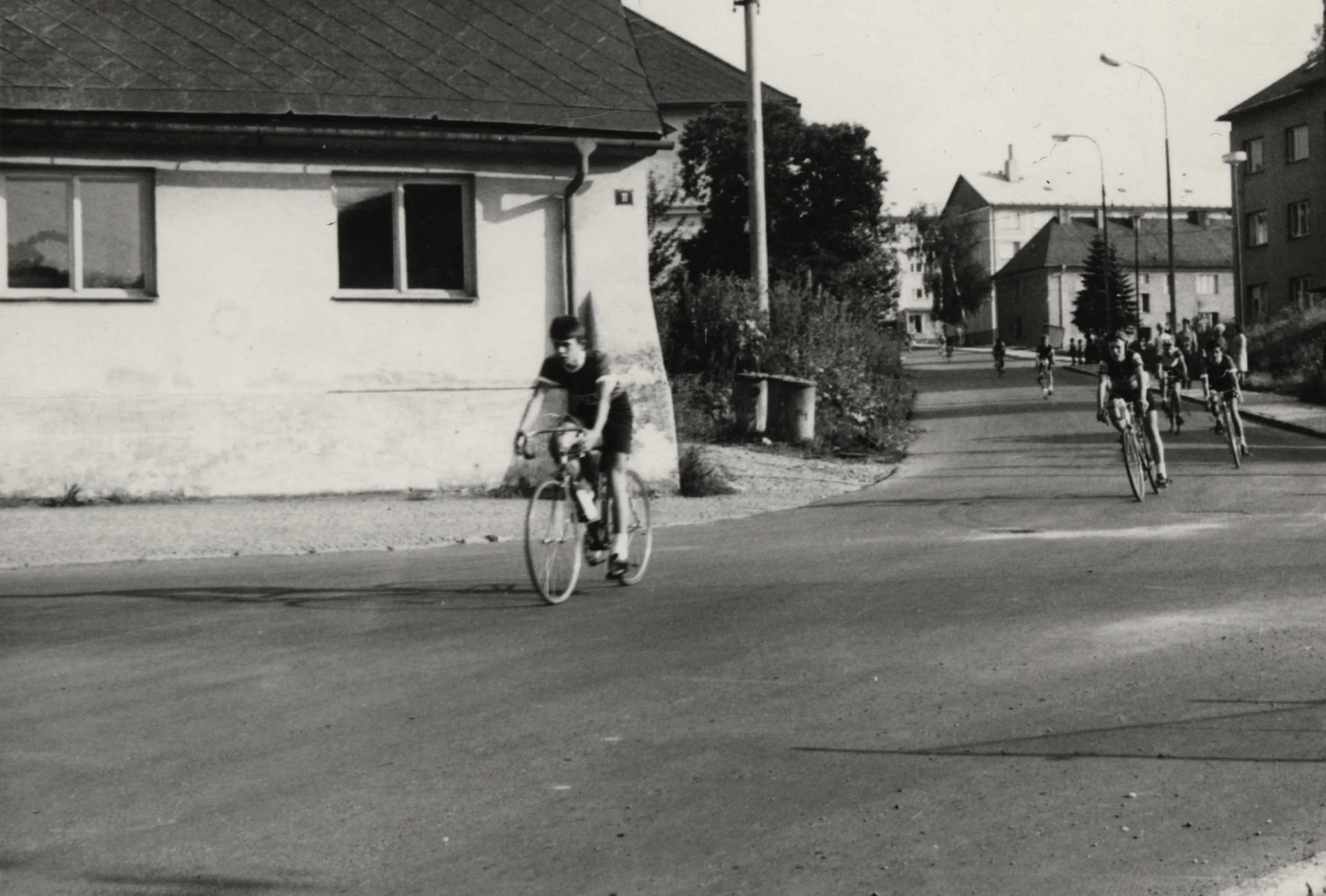 Náhledový obrázek předmětu Cyklistický pohár Frývaldovské stávky v Jeseníku (čb. fotografie)