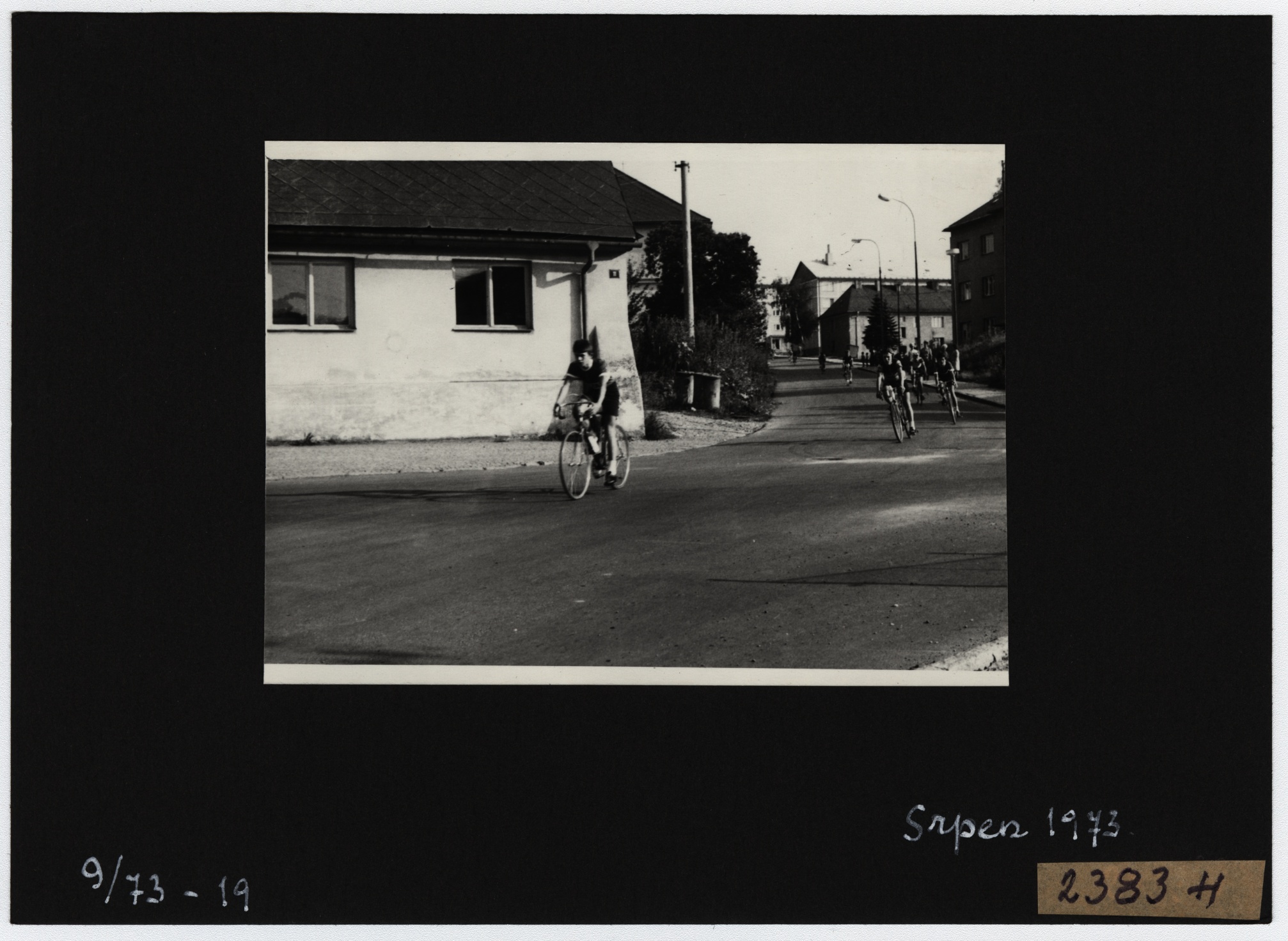 Náhledový obrázek Cyklistický pohár Frývaldovské stávky v Jeseníku (čb. fotografie) - 2