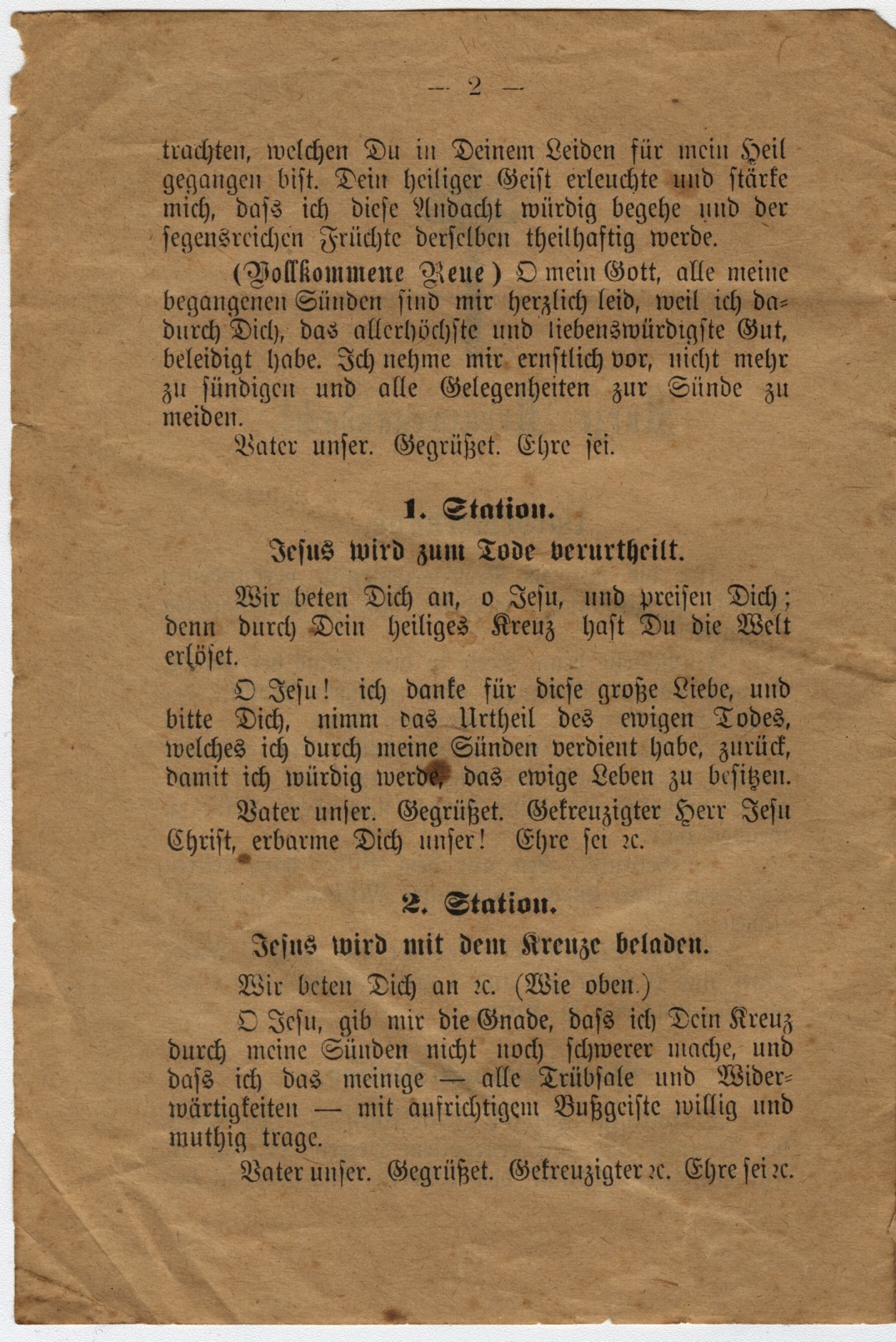 Náhledový obrázek Náboženská píseň ke křížové cestě (tiskovina) - 2