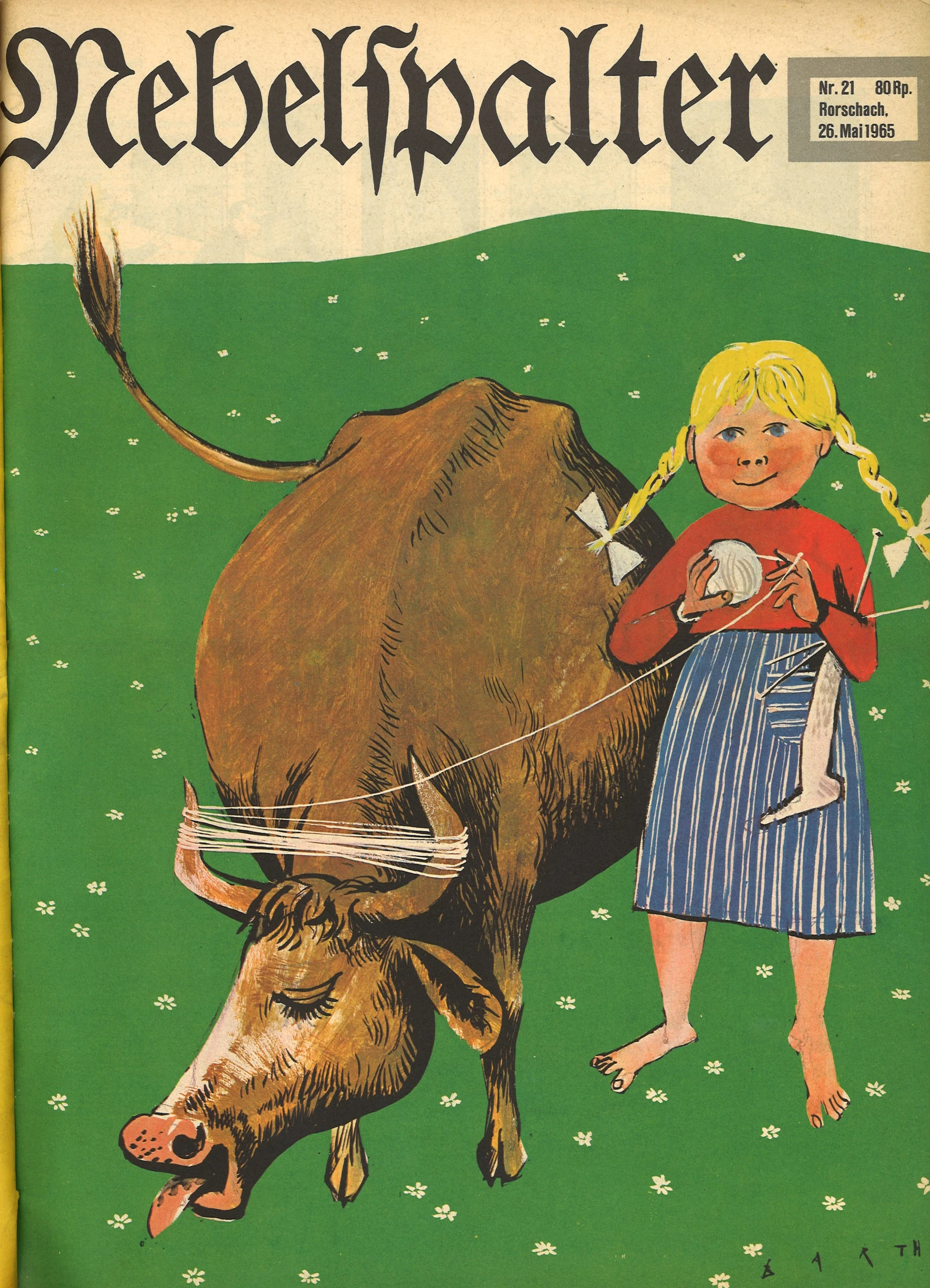 Náhledový obrázek předmětu Nebelspalter : schweizerische humoristisch-satirische Wochenschrift