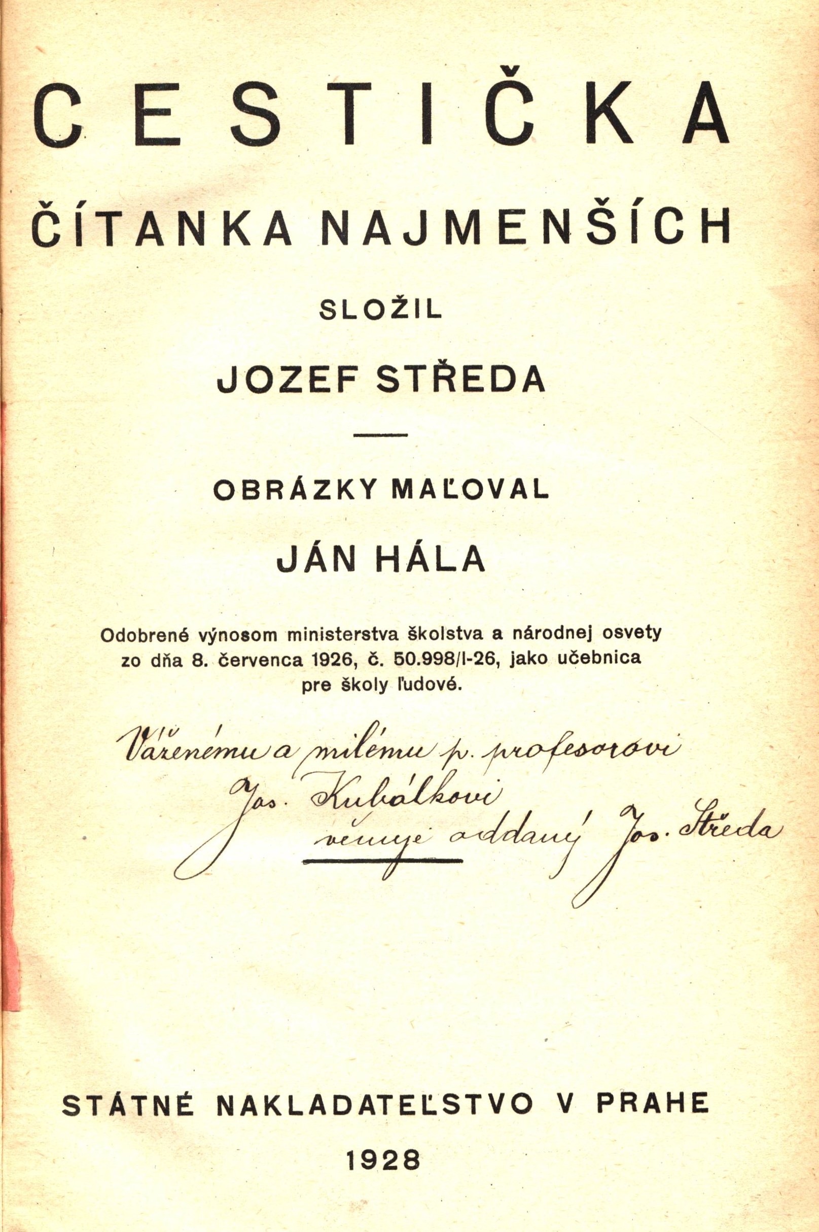 Náhledový obrázek Cestička : čítanka najmenších - 3